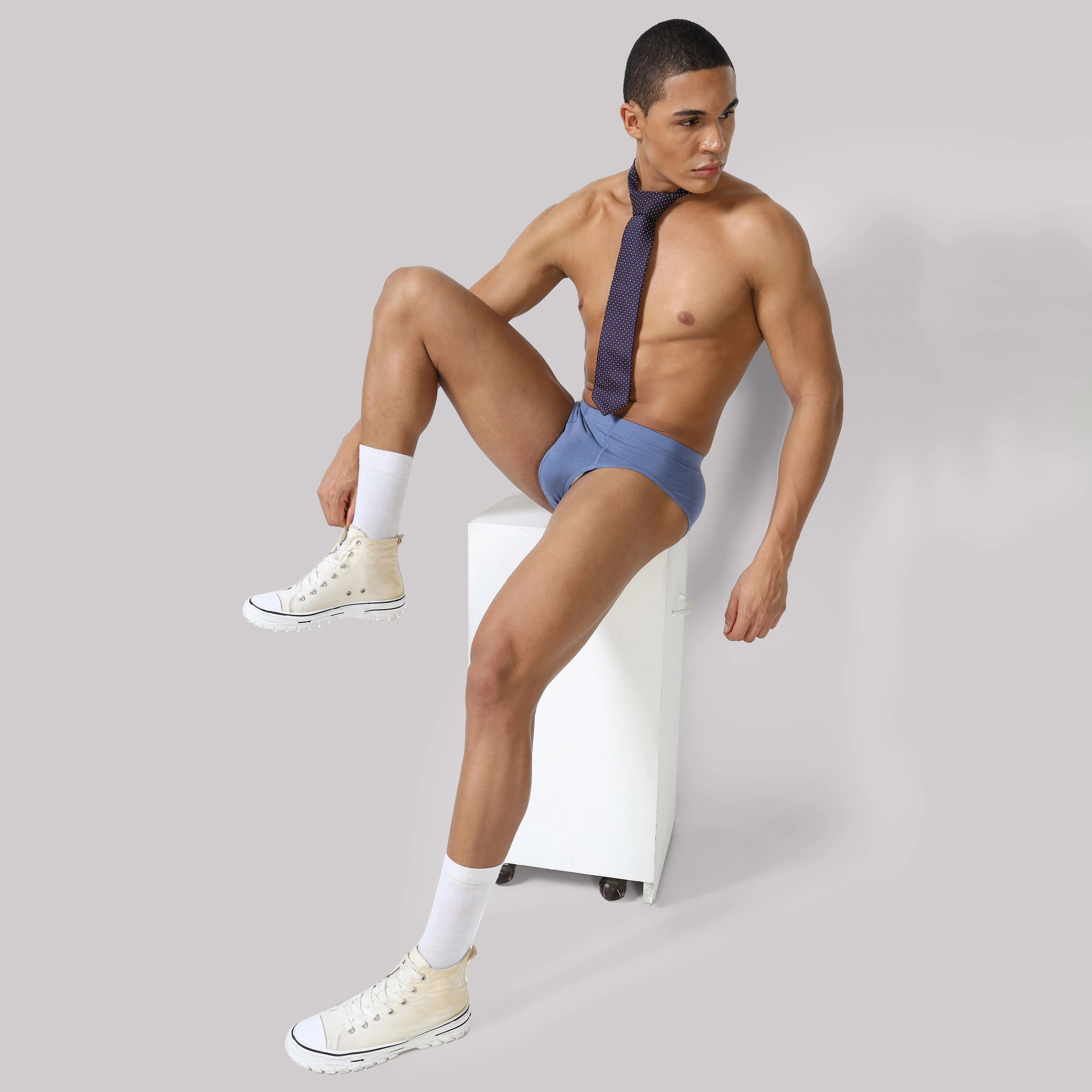 Men’s Solid Brief with Classic Fit & Reliable Support - Image 38