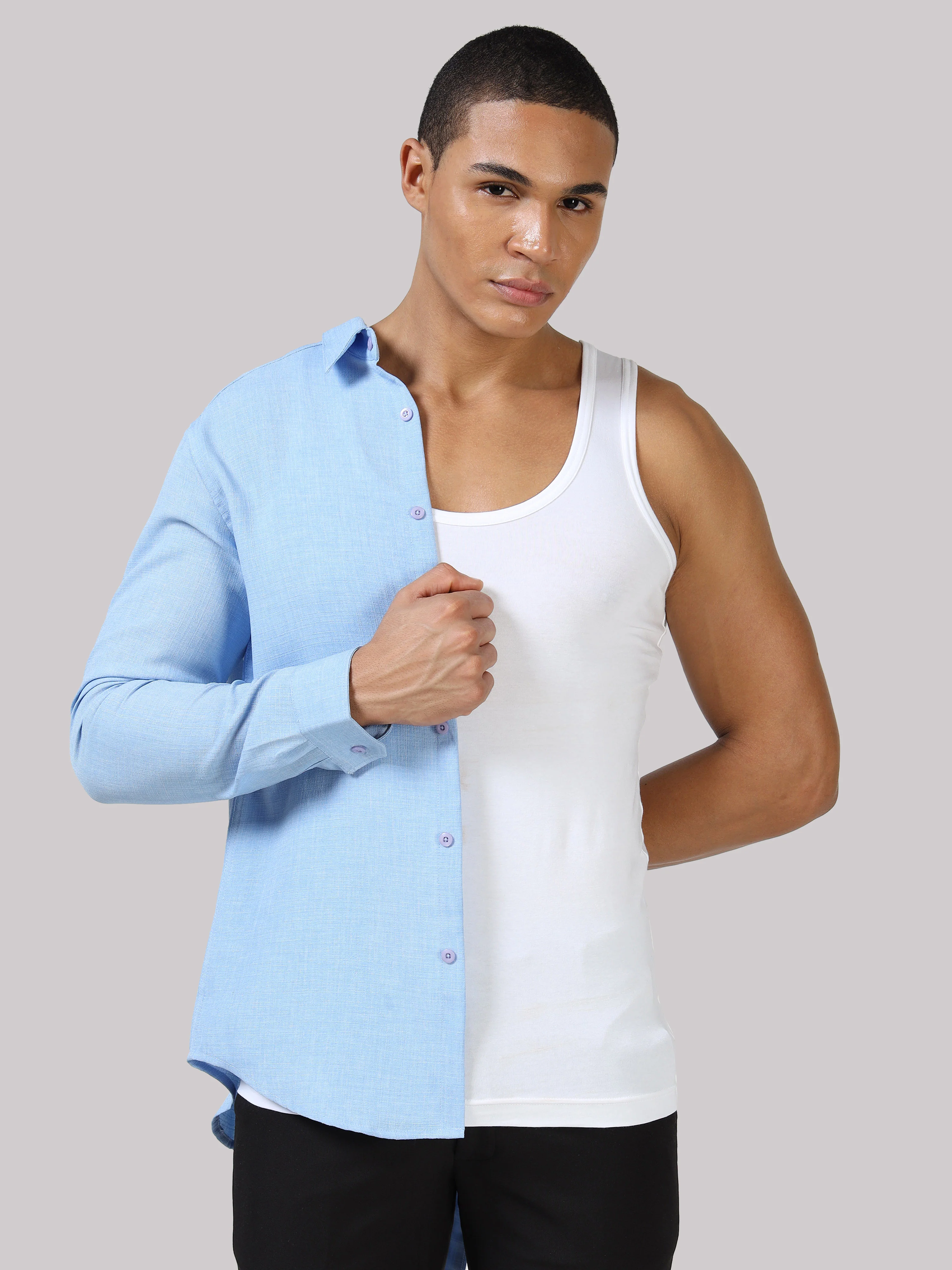 Men’s White Vest for Daily Comfort & Easy Layering - Image 5