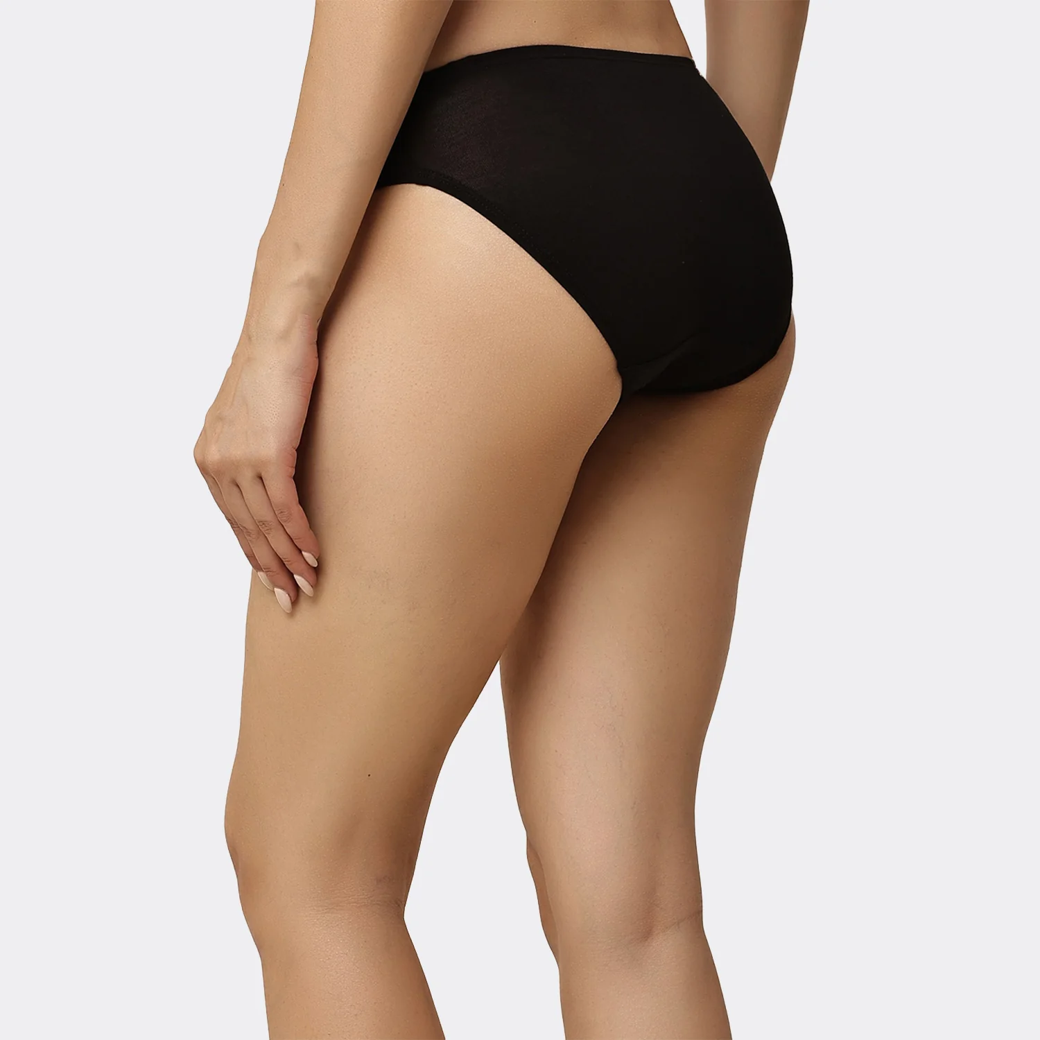 Lavos Womens Bamboo Modal Low Waist Bikini - Inner Elastic (Pack of 3) - Image 10