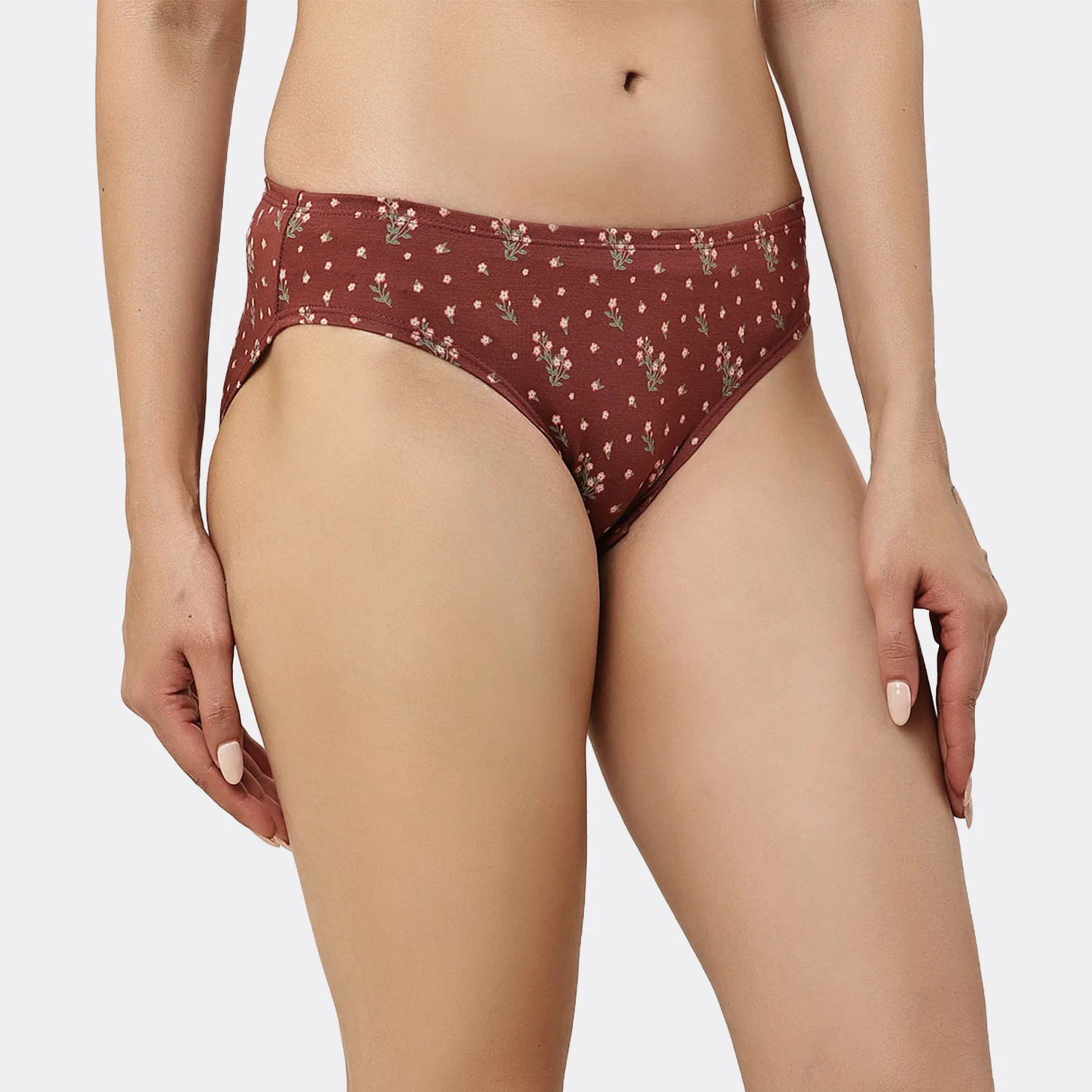 Lavos Womens Bamboo Modal Low Waist Bikini - Inner Elastic (Pack of 3) - Image 22