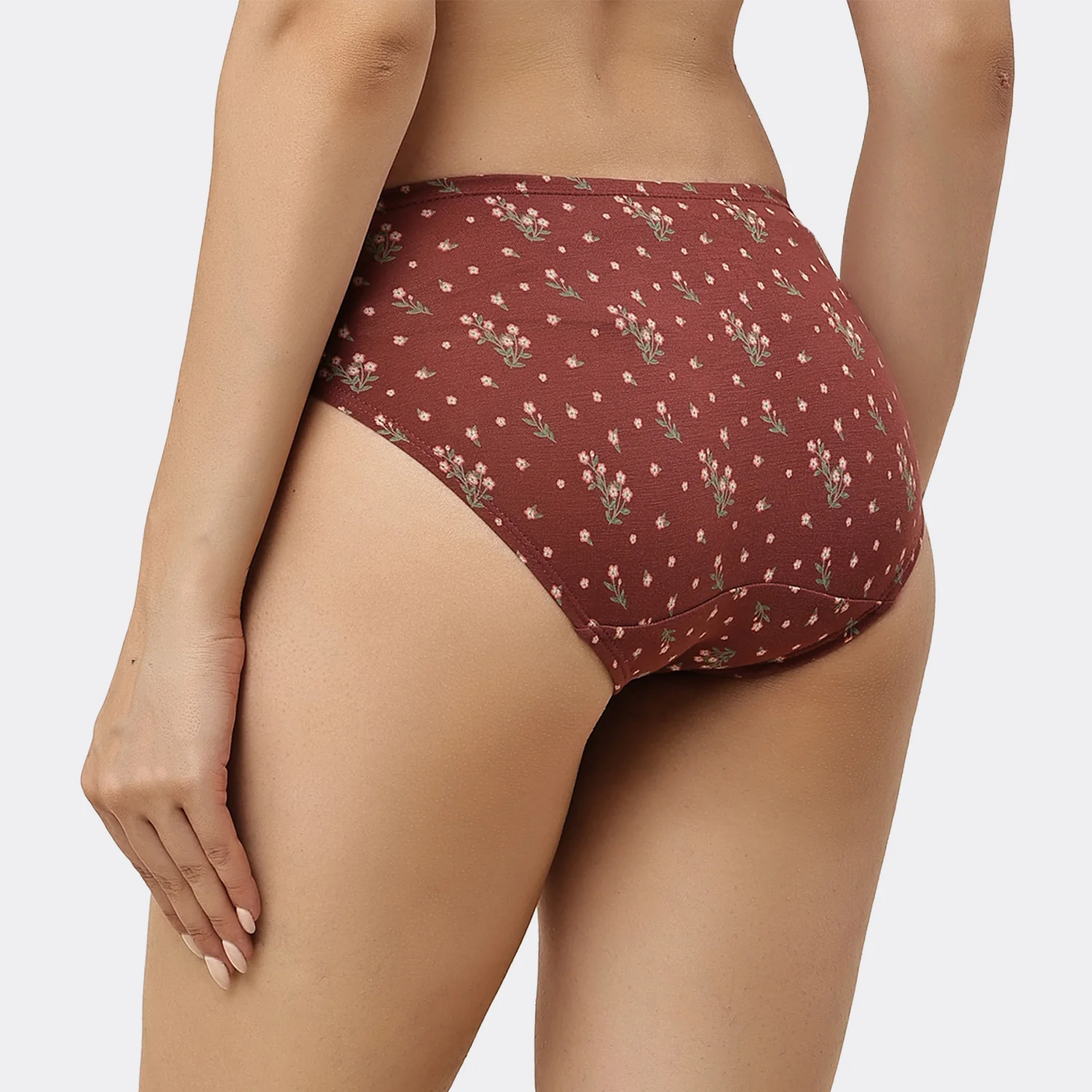 Lavos Womens Bamboo Modal Low Waist Bikini - Inner Elastic (Pack of 3) - Image 23