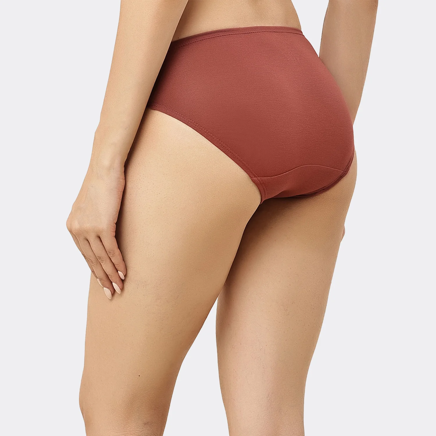 Lavos Womens Bamboo Modal Low Waist Bikini - Inner Elastic (Pack of 3) - Image 26