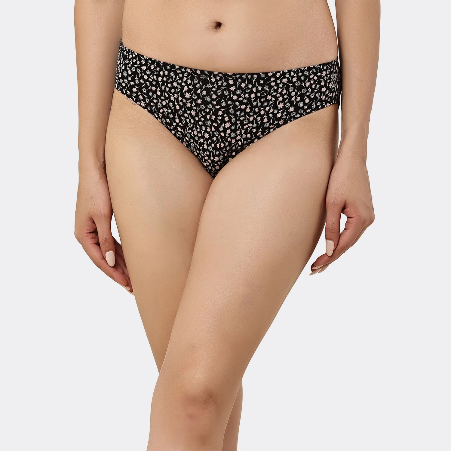Lavos Womens Bamboo Modal Low Waist Bikini - Inner Elastic (Pack of 3) - Image 3
