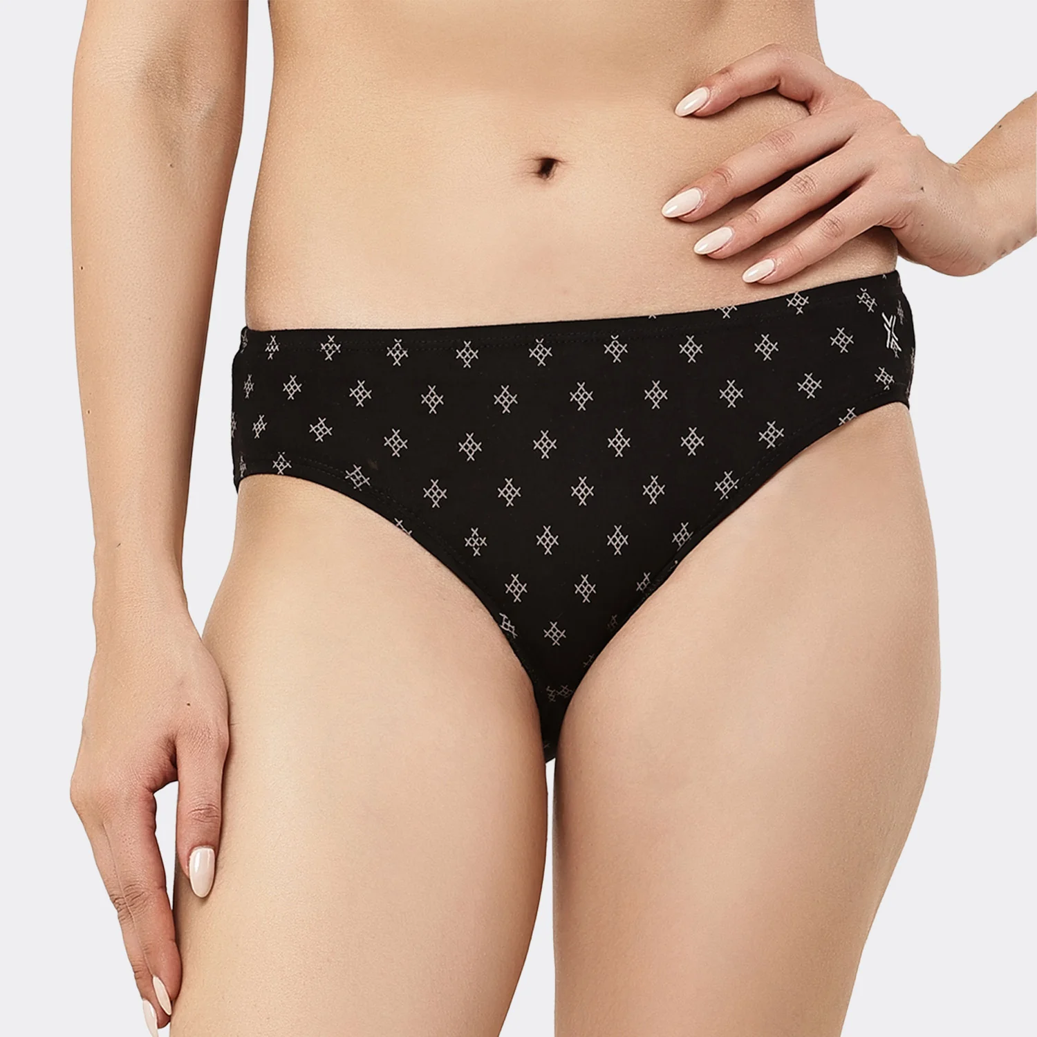 Lavos Womens Bamboo Modal Low Waist Bikini - Inner Elastic (Pack of 3) - Image 38