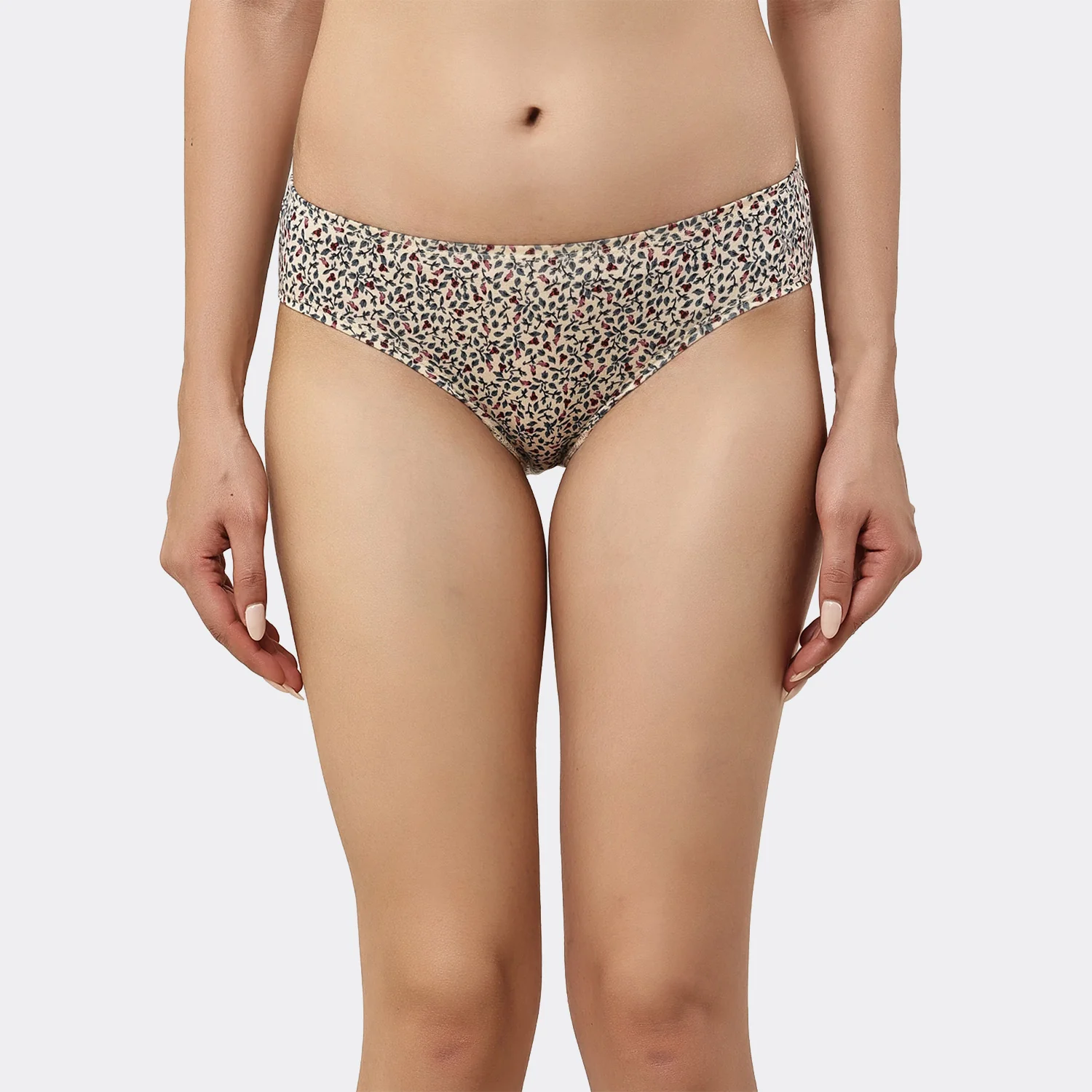 Lavos Womens Bamboo Modal Low Waist Bikini - Inner Elastic (Pack of 3) - Image 42