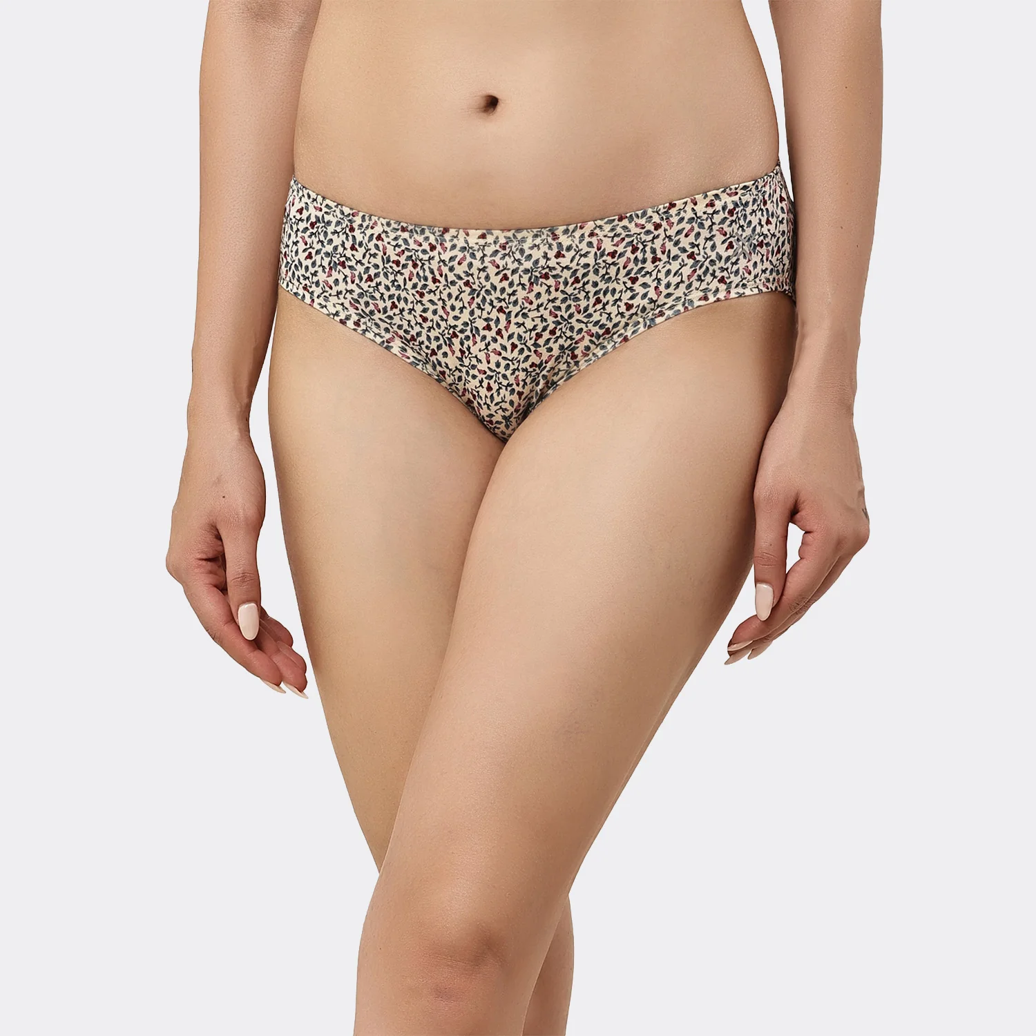 Lavos Womens Bamboo Modal Low Waist Bikini - Inner Elastic (Pack of 3) - Image 43