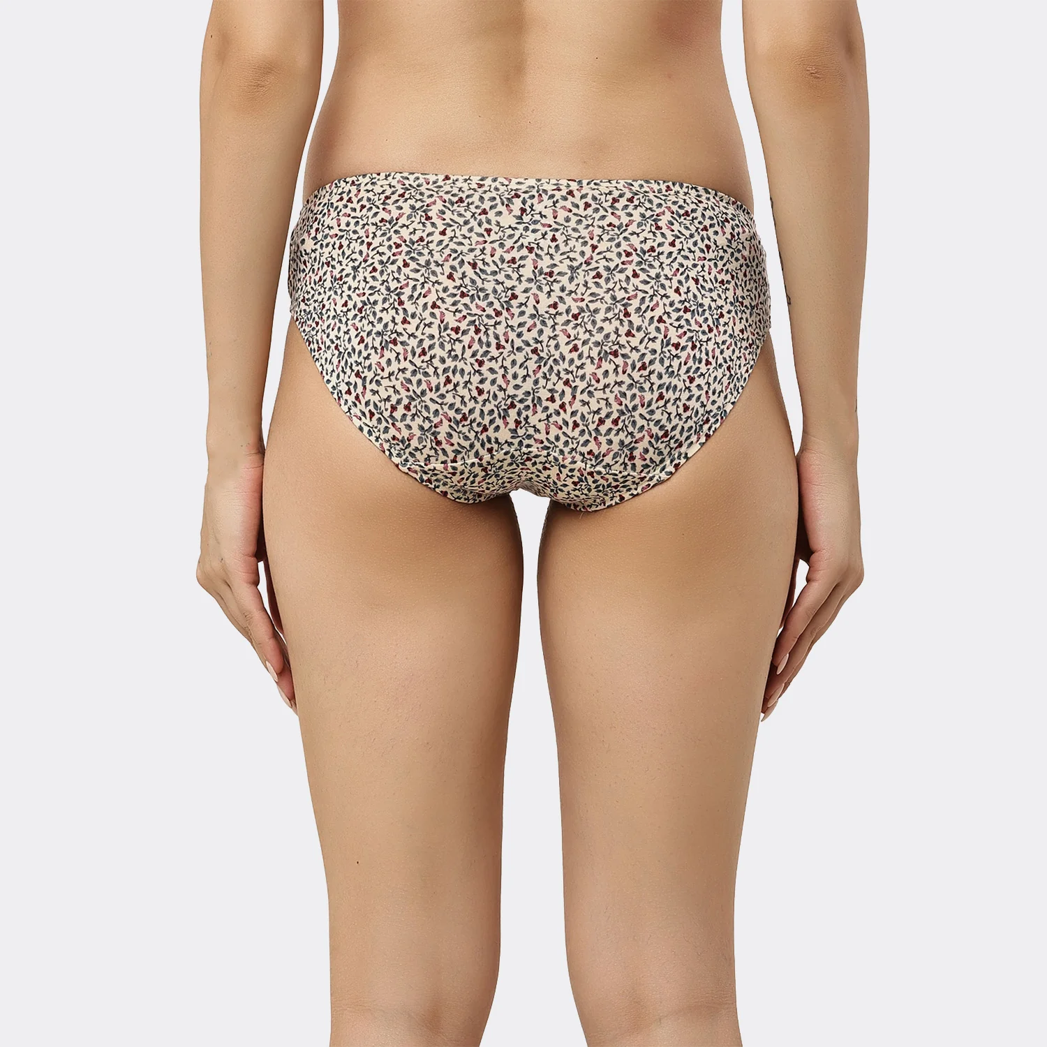 Lavos Womens Bamboo Modal Low Waist Bikini - Inner Elastic (Pack of 3) - Image 45