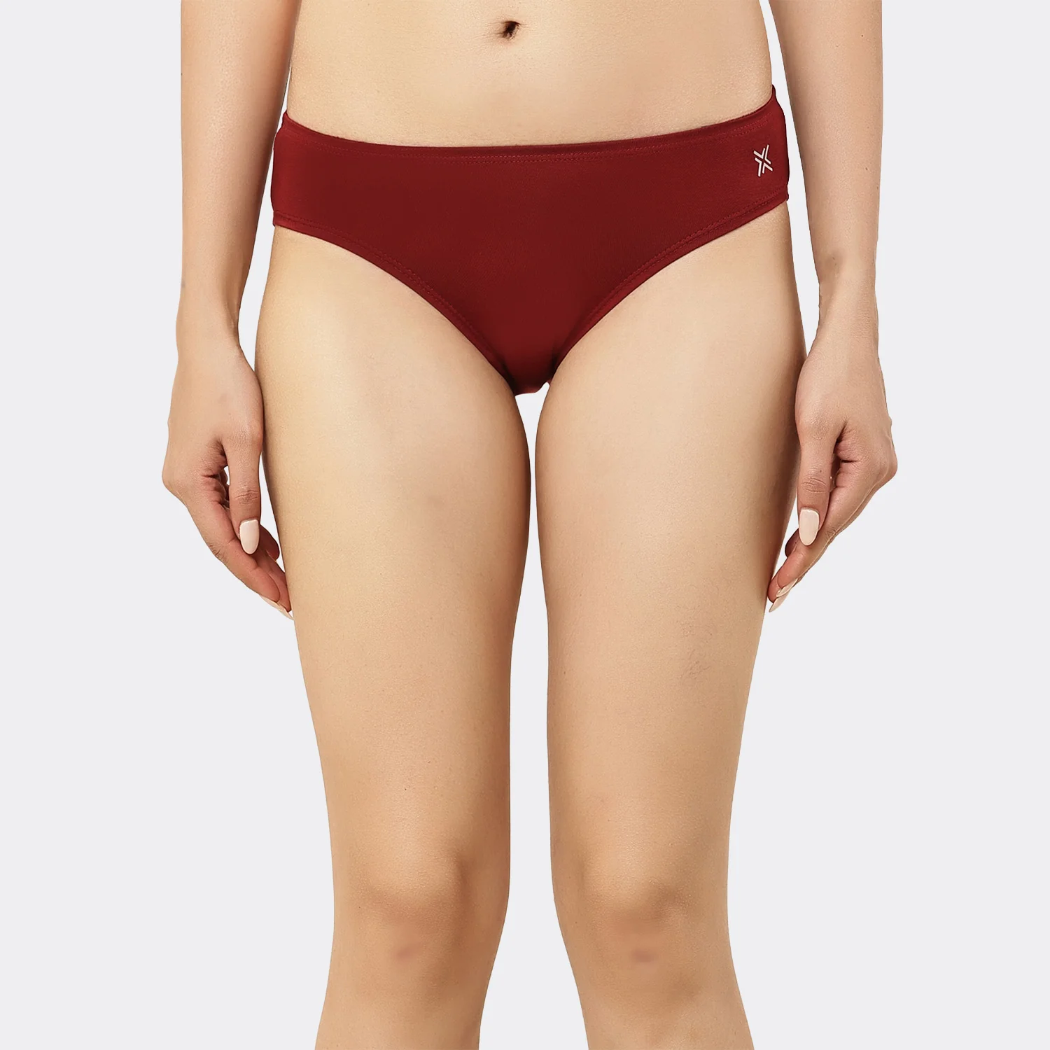Lavos Womens Bamboo Modal Low Waist Bikini - Inner Elastic (Pack of 3) - Image 47