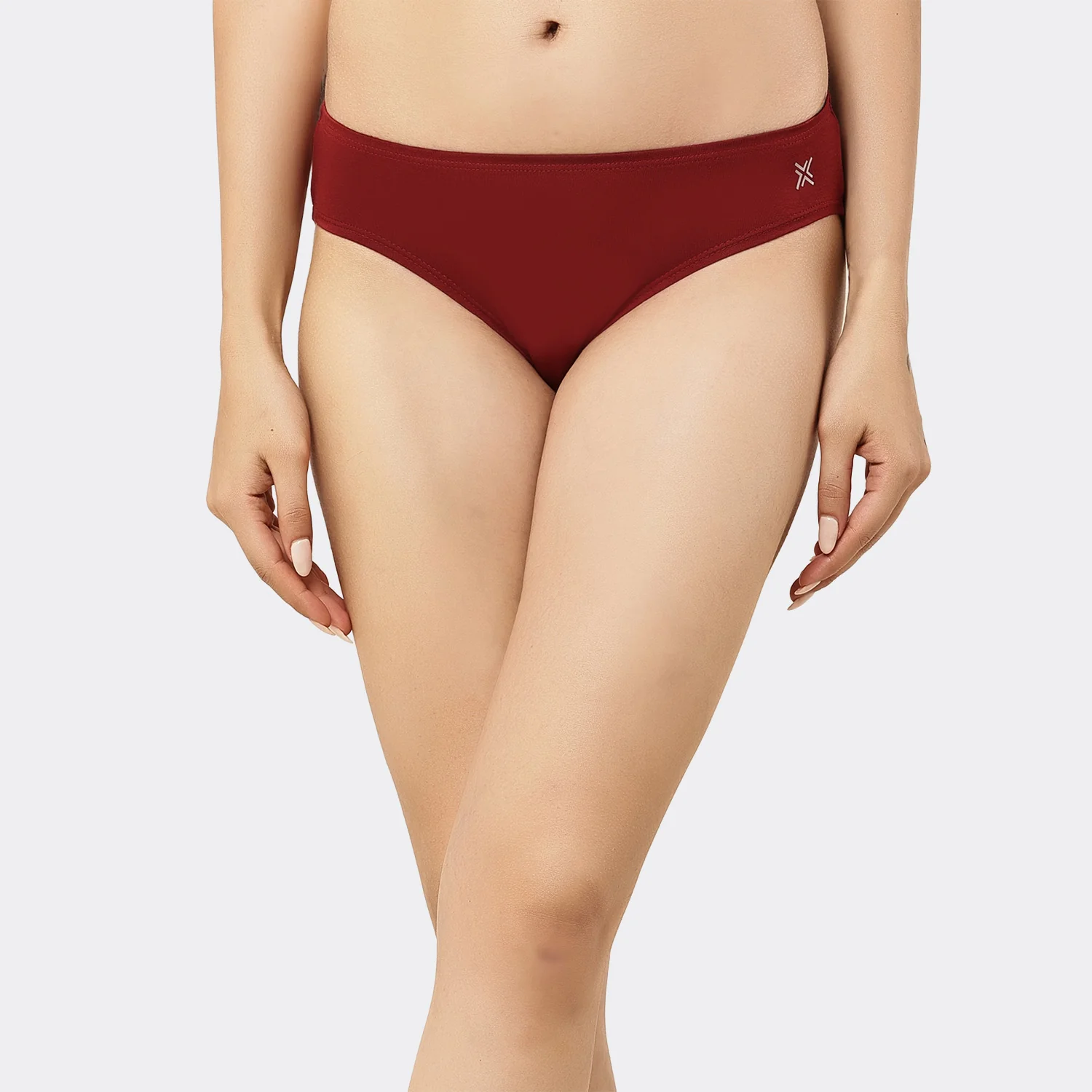 Lavos Womens Bamboo Modal Low Waist Bikini - Inner Elastic (Pack of 3) - Image 48