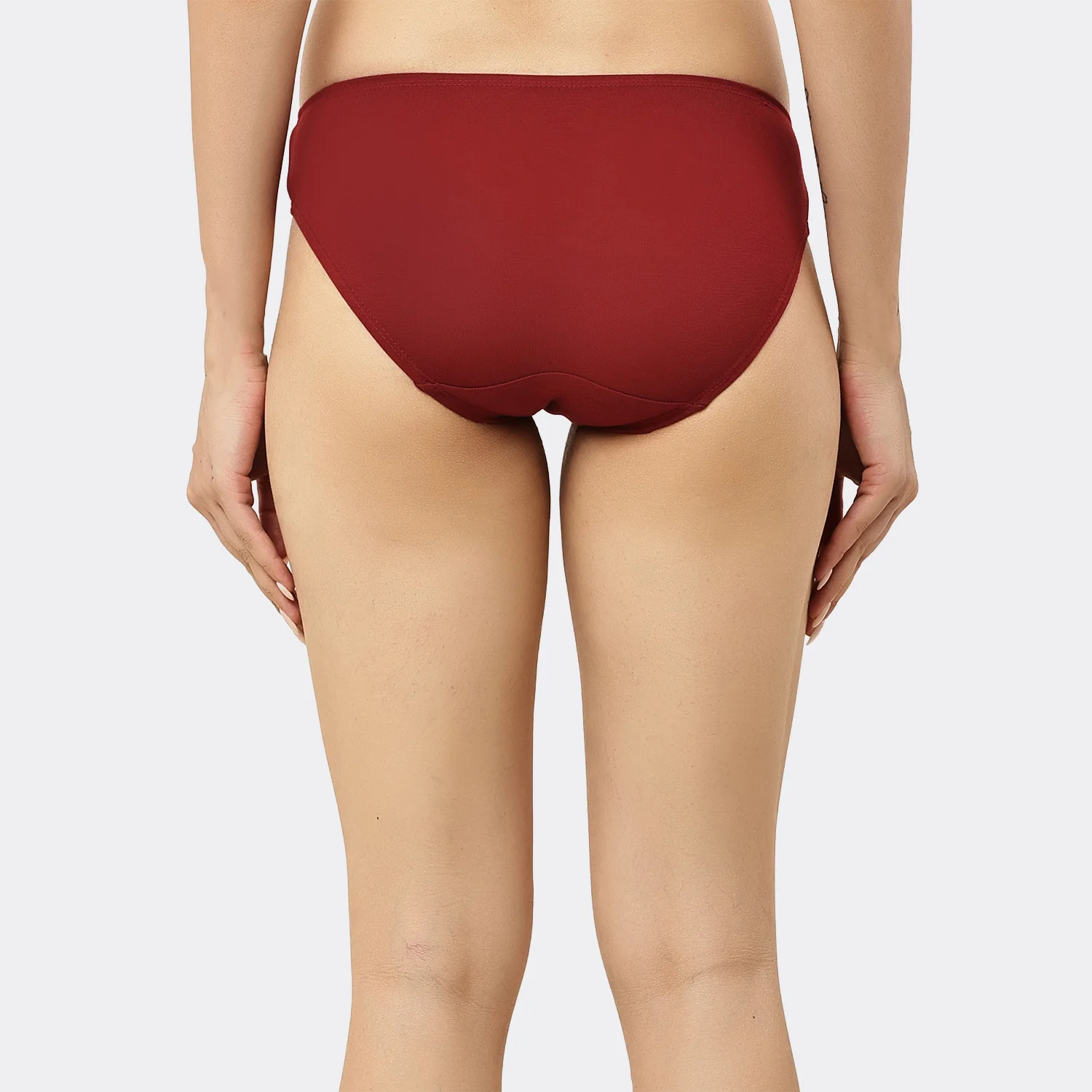 Lavos Womens Bamboo Modal Low Waist Bikini - Inner Elastic (Pack of 3) - Image 50