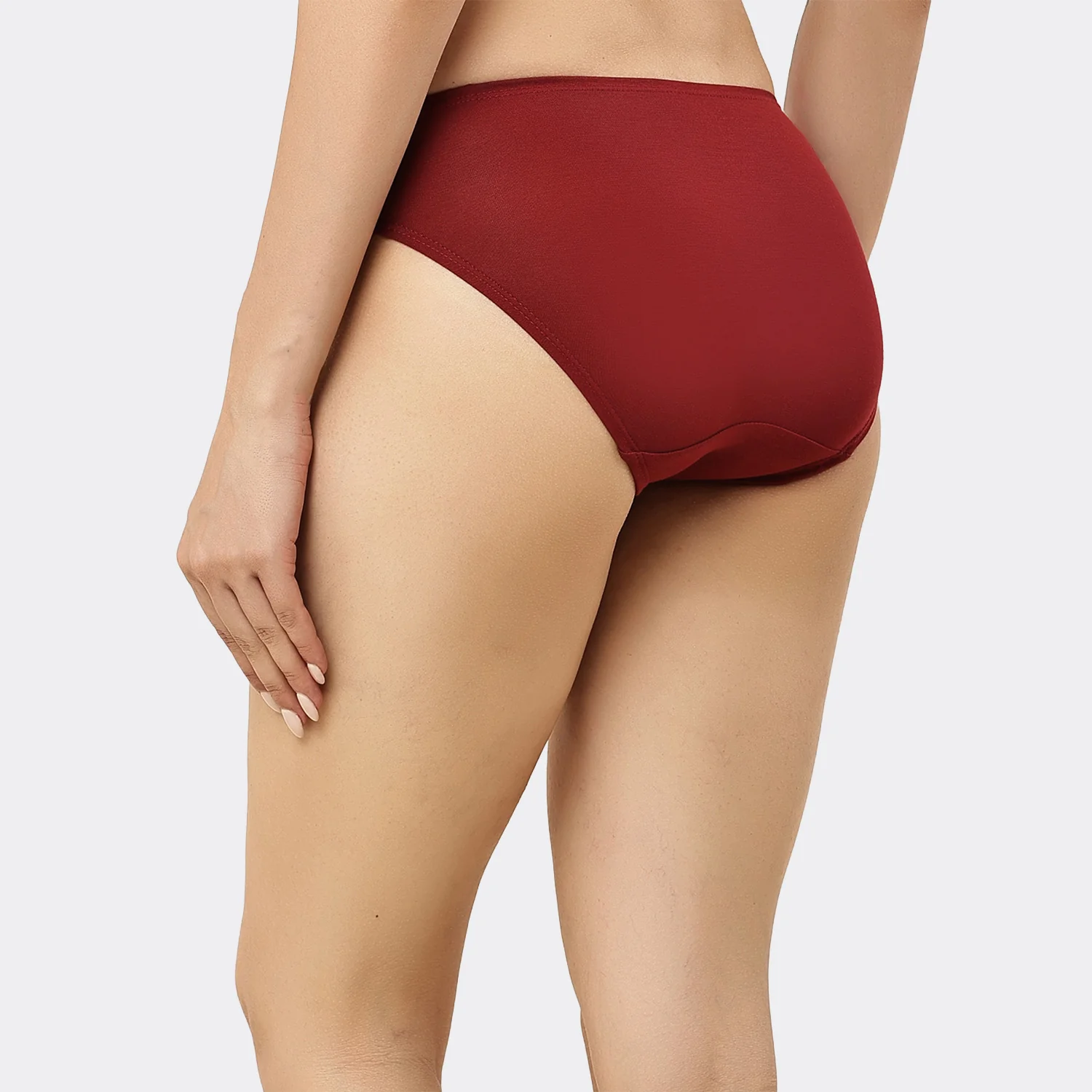 Lavos Womens Bamboo Modal Low Waist Bikini - Inner Elastic (Pack of 3) - Image 51