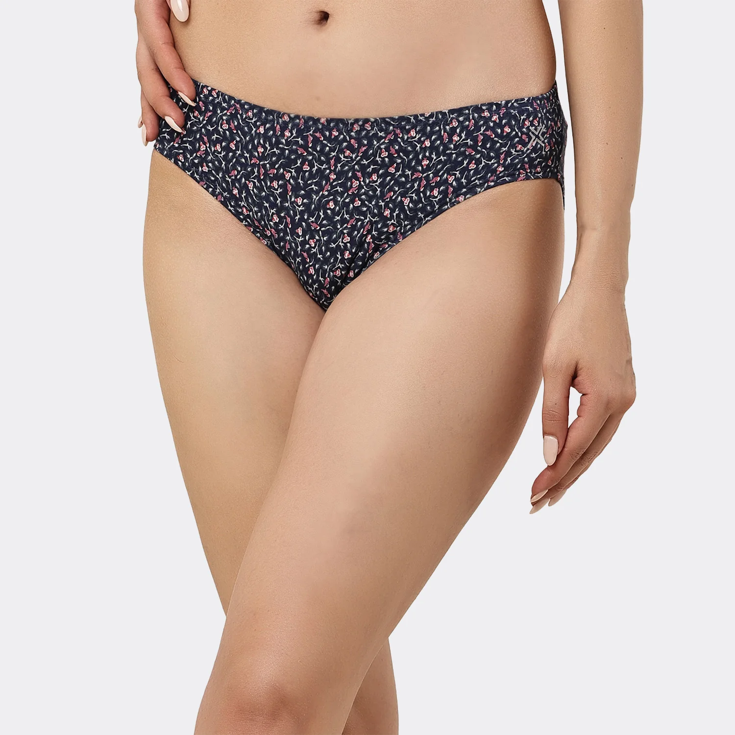 Lavos Womens Bamboo Modal Low Waist Bikini - Inner Elastic (Pack of 3) - Image 52