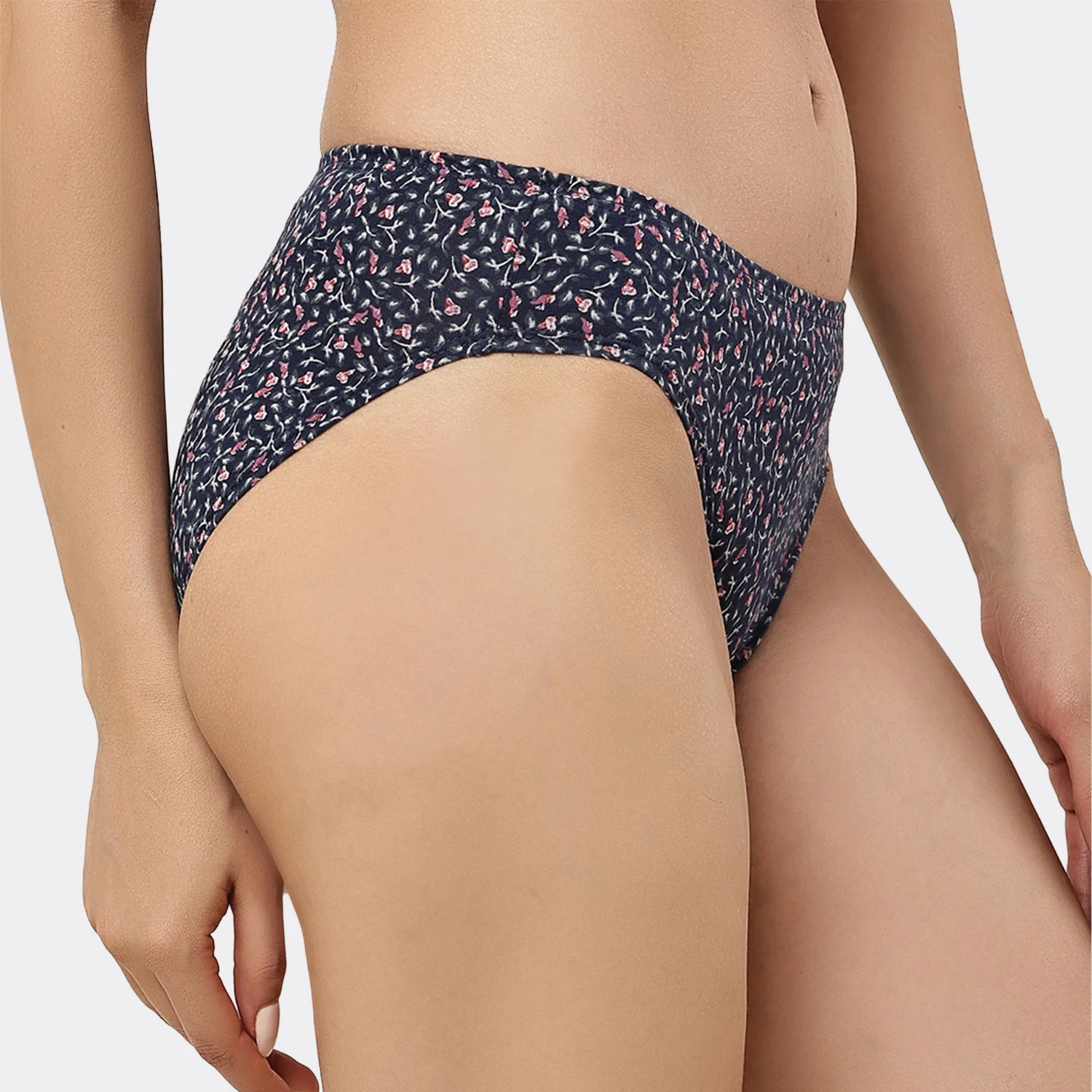 Lavos Womens Bamboo Modal Low Waist Bikini - Inner Elastic (Pack of 3) - Image 56