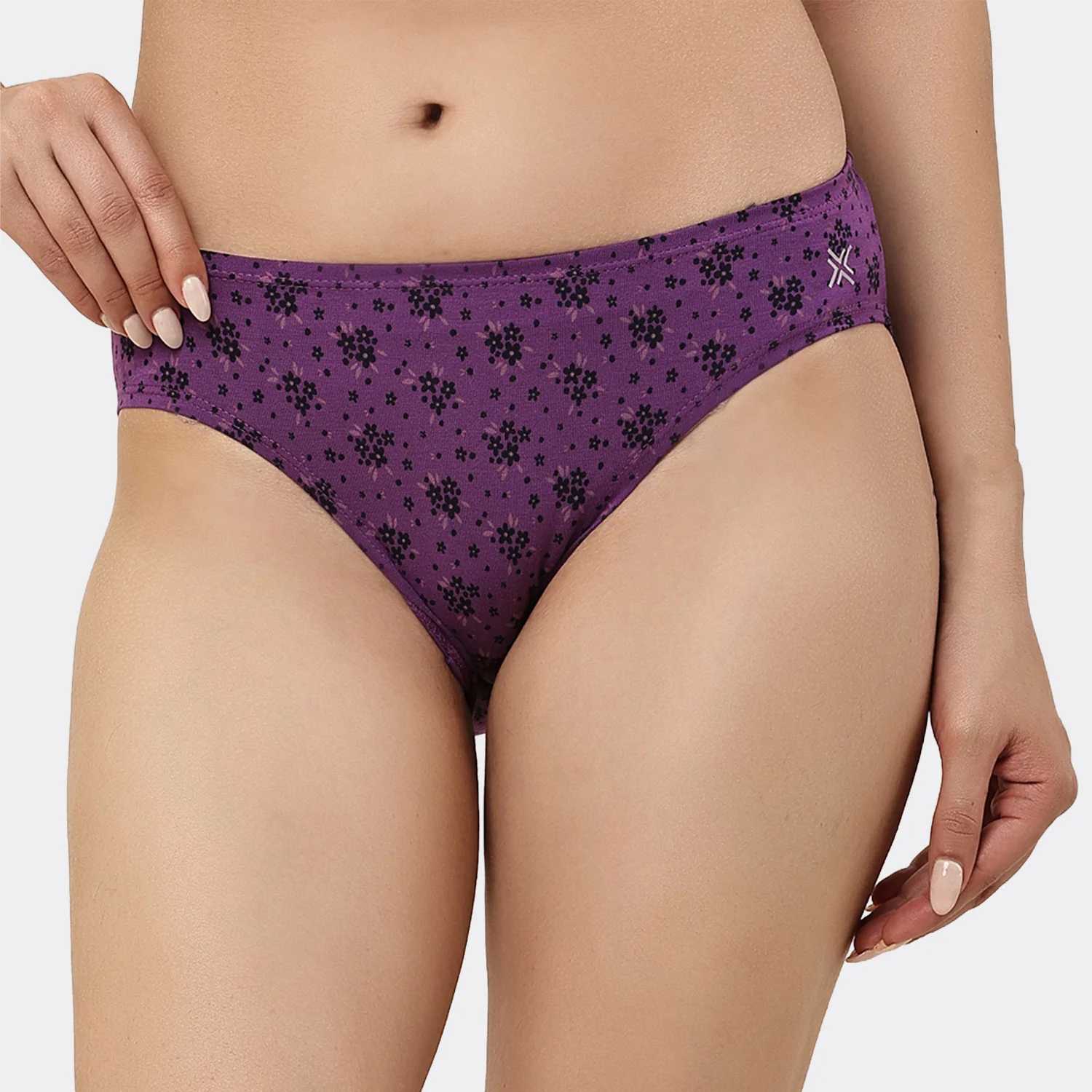 Lavos Womens Bamboo Modal Low Waist Bikini - Inner Elastic (Pack of 3) - Image 59