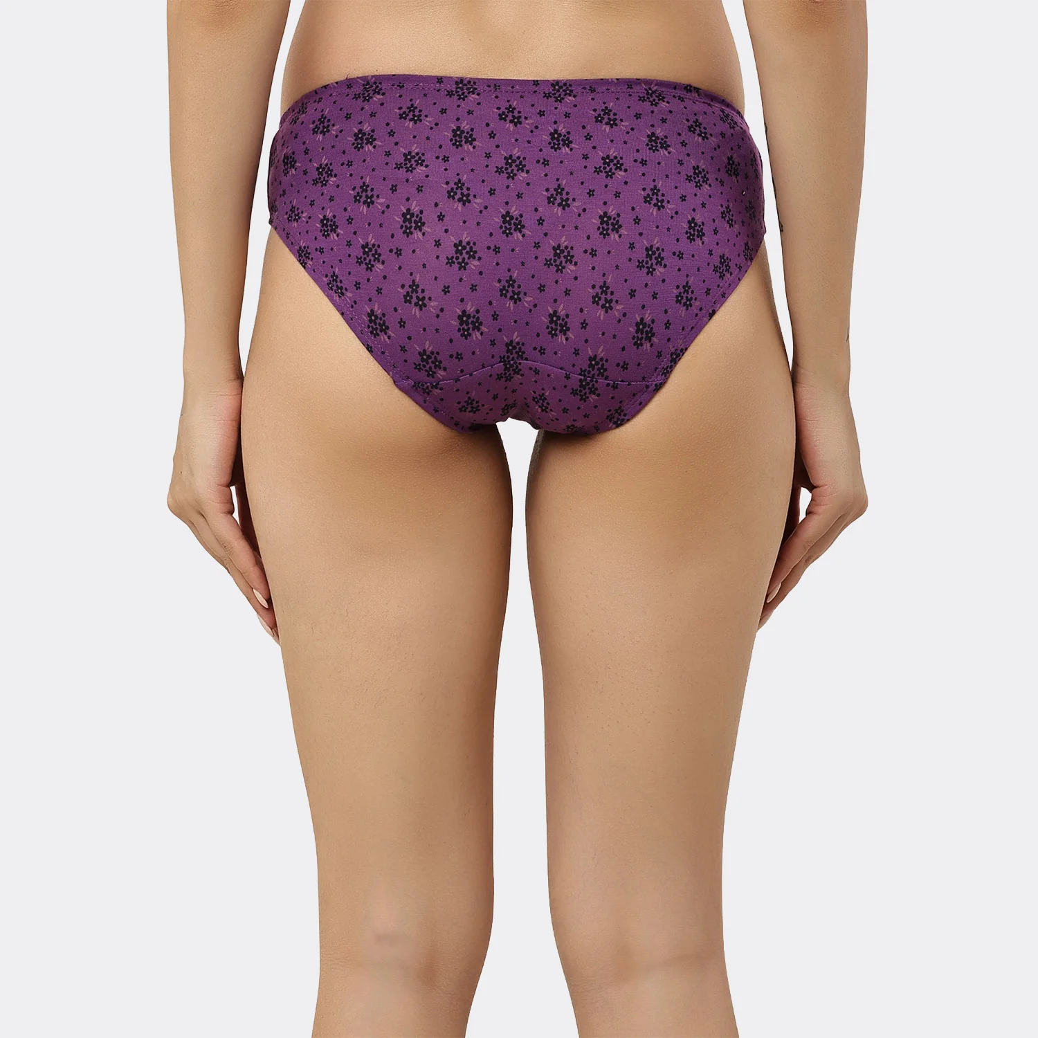 Lavos Womens Bamboo Modal Low Waist Bikini - Inner Elastic (Pack of 3) - Image 61