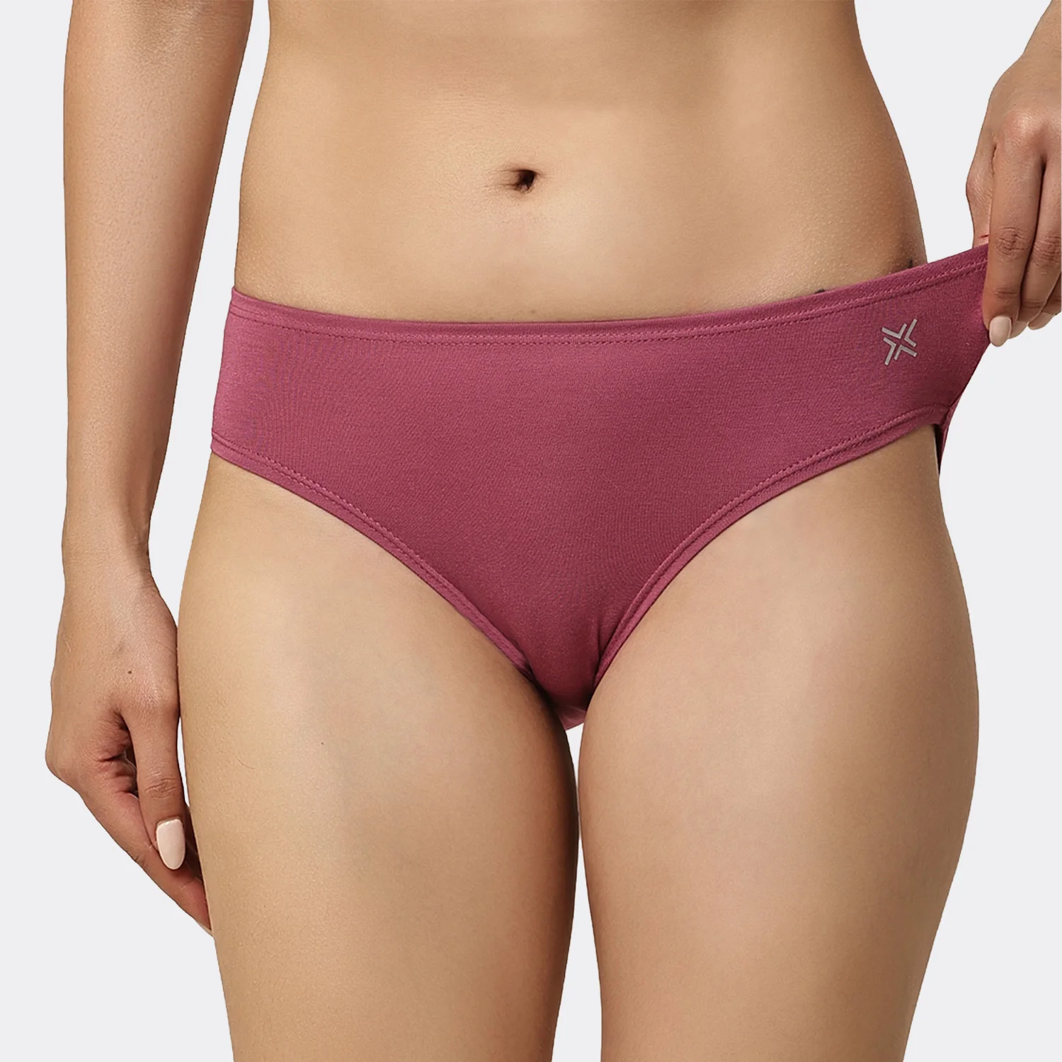 Lavos Womens Bamboo Modal Low Waist Bikini - Inner Elastic (Pack of 3) - Image 69