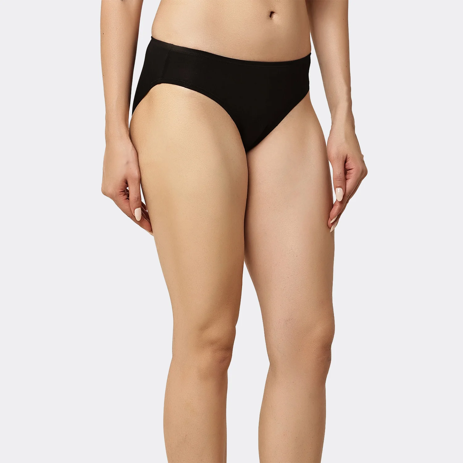 Lavos Womens Bamboo Modal Low Waist Bikini - Inner Elastic (Pack of 3) - Image 8