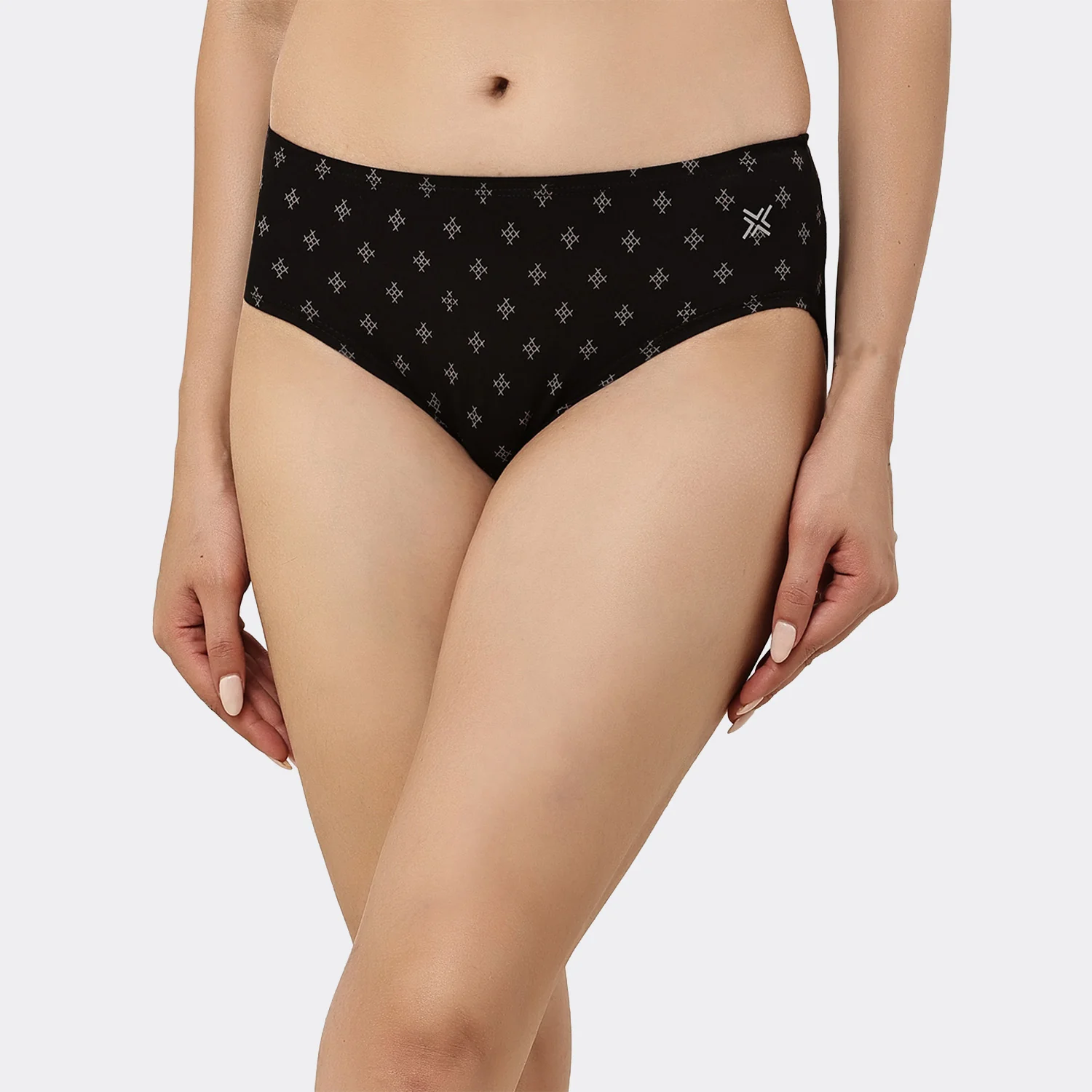 Lavos Women’s Bamboo Modal Mid Waist Hipster – Inner Elastic Comfort (Pack of 3) - Image 103