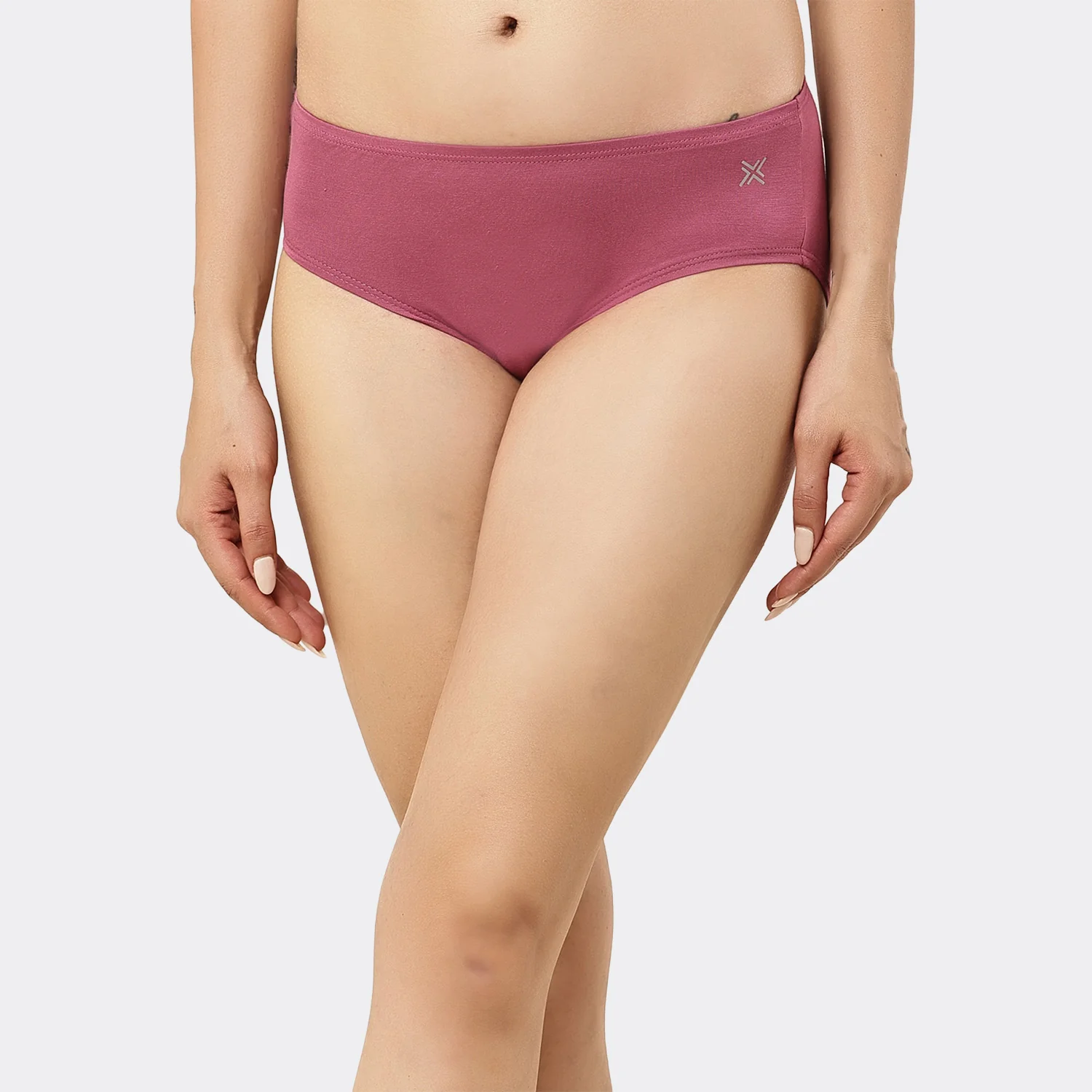 Lavos Women’s Bamboo Modal Mid Waist Hipster – Inner Elastic Comfort (Pack of 3) - Image 116