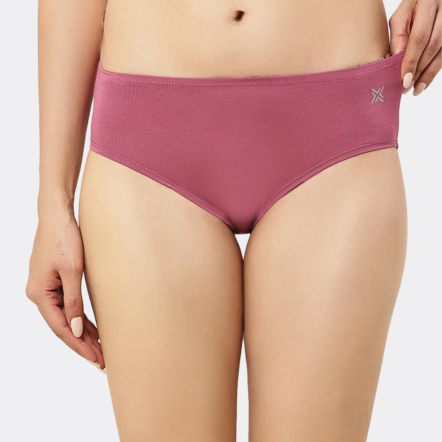 Lavos Women’s Bamboo Modal Mid Waist Hipster – Inner Elastic Comfort (Pack of 3) - Image 117