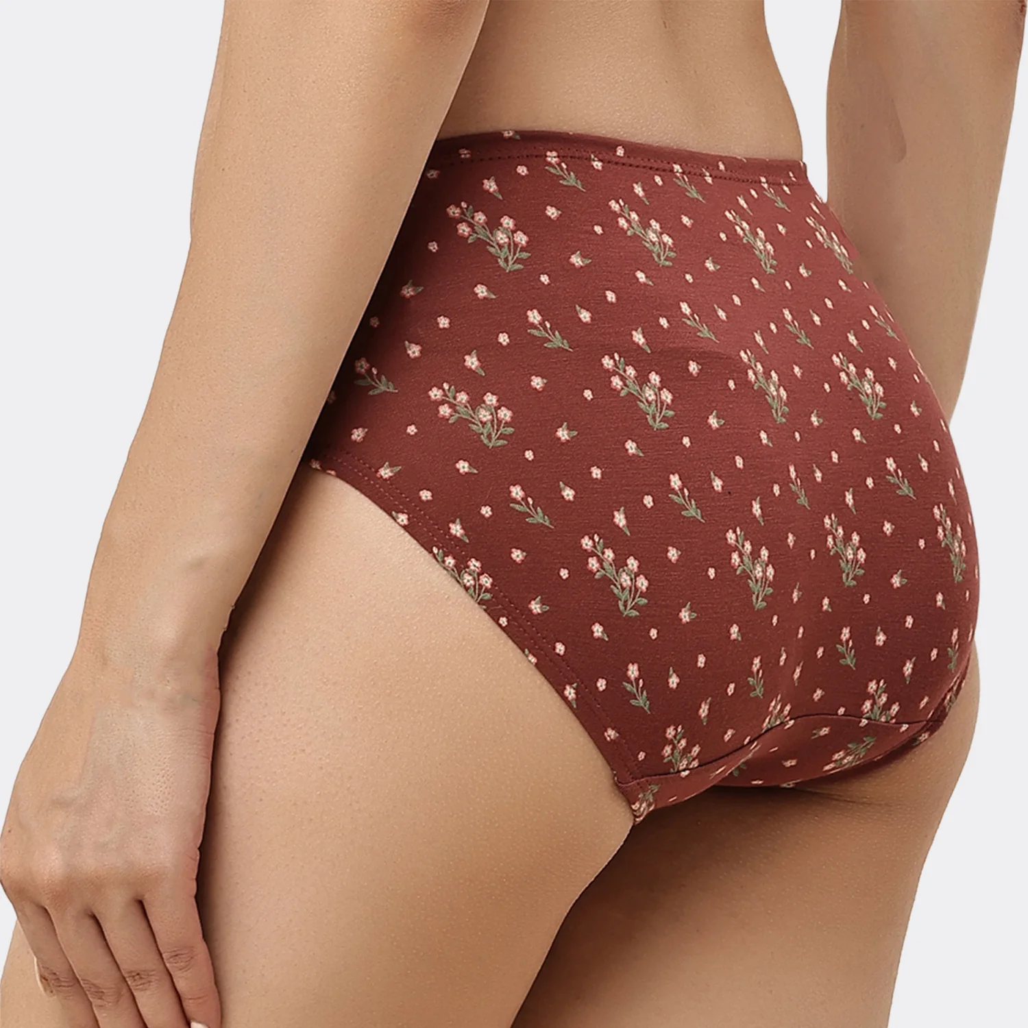 Lavos Women’s Bamboo Modal Mid Waist Hipster – Inner Elastic Comfort (Pack of 3) - Image 131