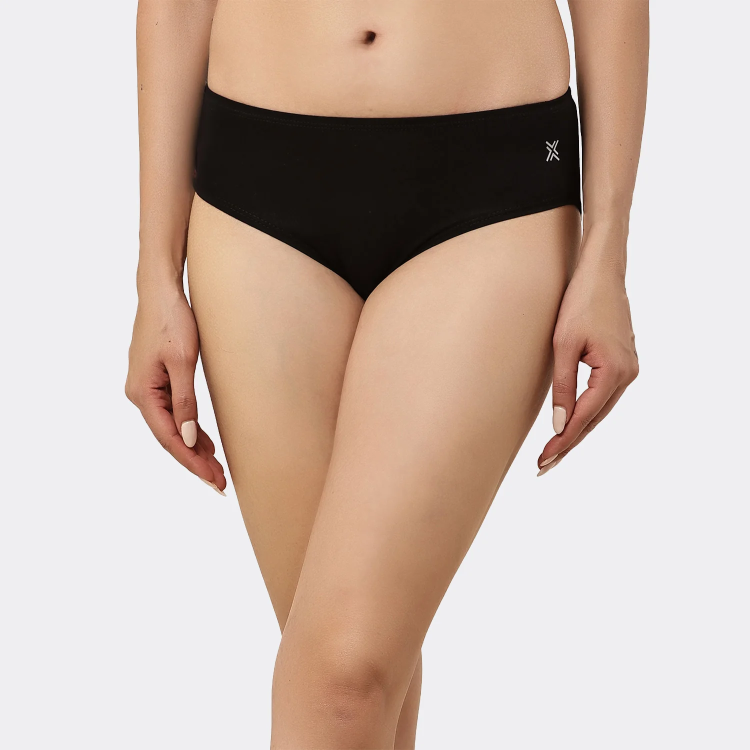 Lavos Women’s Bamboo Modal Mid Waist Hipster – Inner Elastic Comfort (Pack of 3) - Image 138