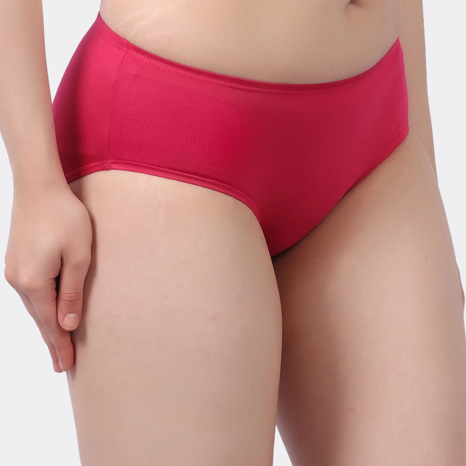 Lavos Women’s Bamboo Modal Mid Waist Hipster – Inner Elastic Comfort (Pack of 3) - Image 16