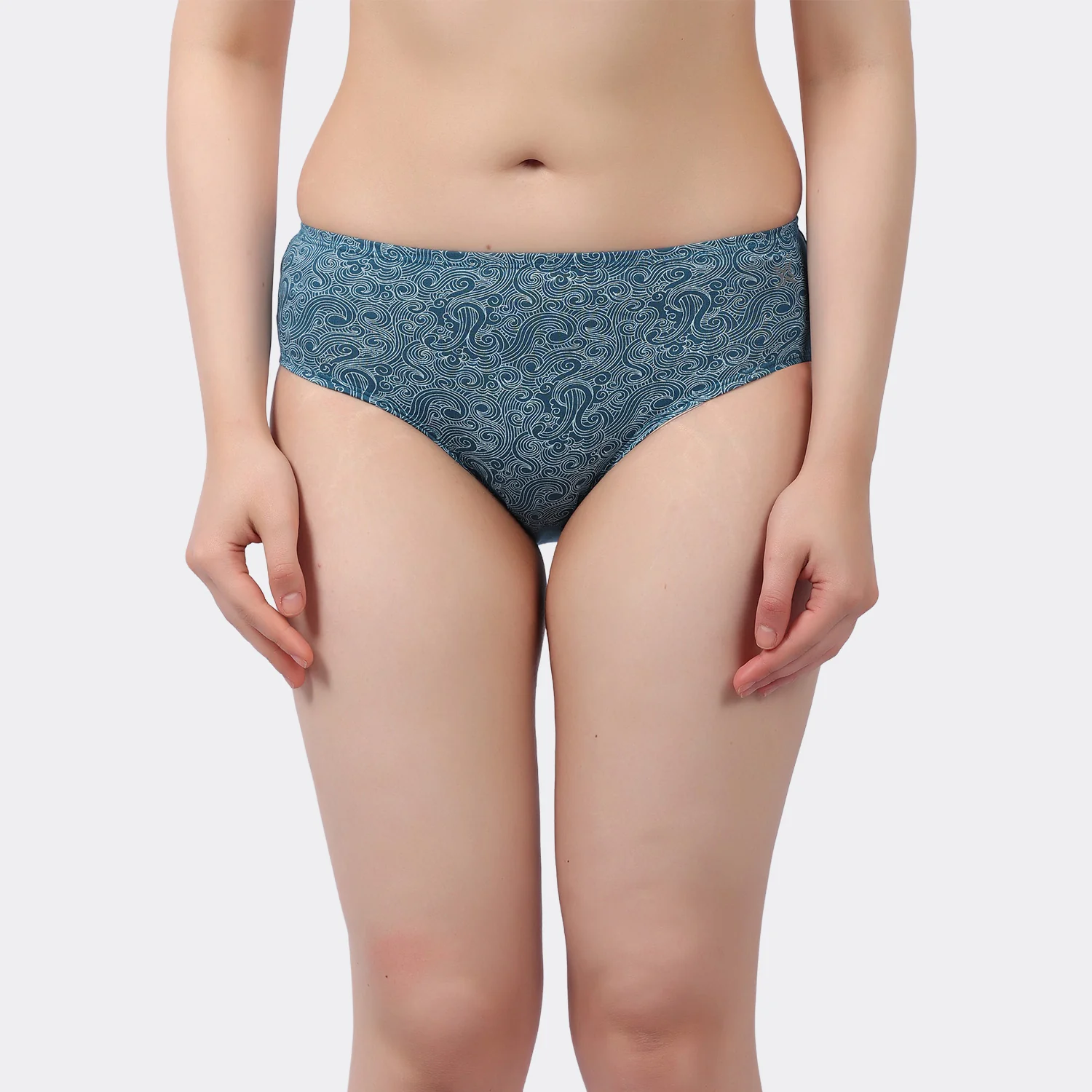Lavos Women’s Bamboo Modal Mid Waist Hipster – Inner Elastic Comfort (Pack of 3) - Image 19