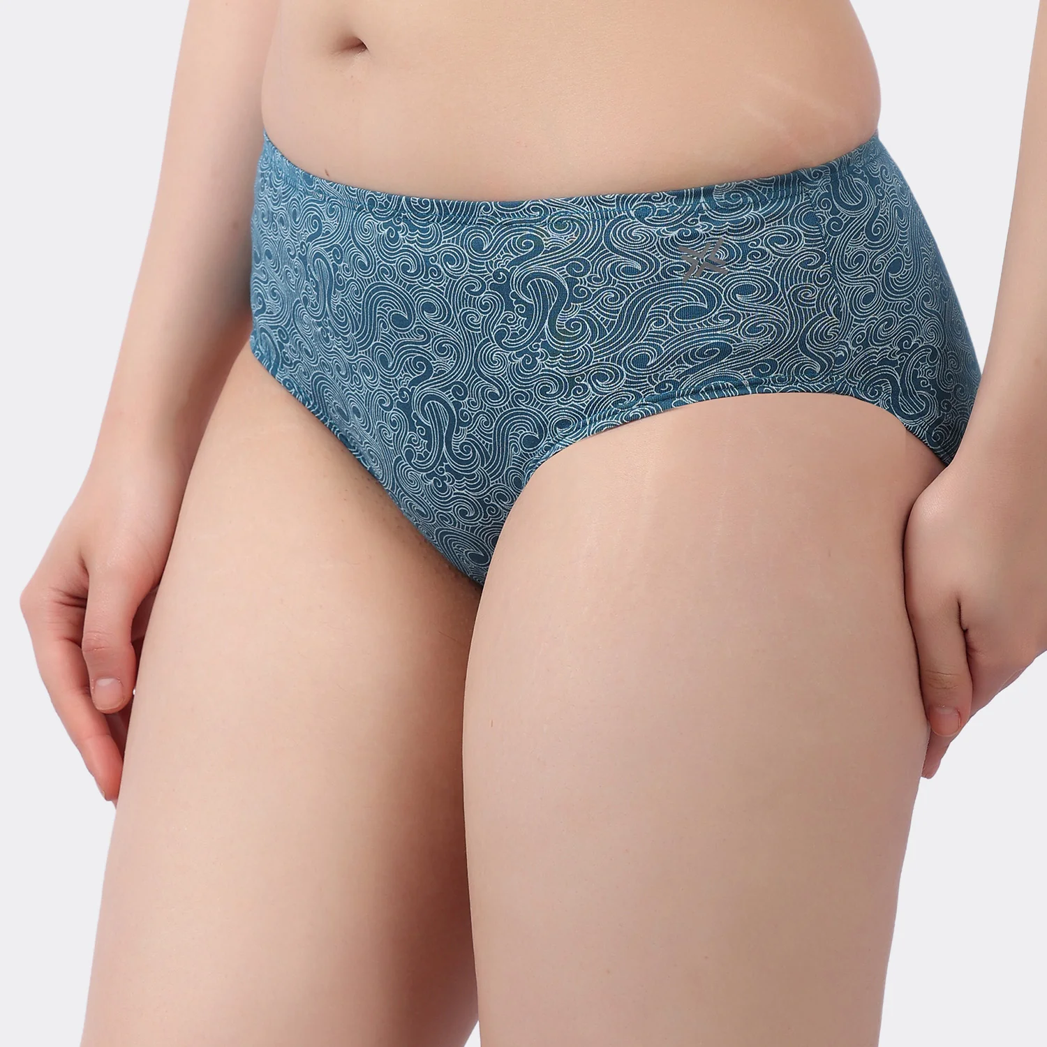 Lavos Women’s Bamboo Modal Mid Waist Hipster – Inner Elastic Comfort (Pack of 3) - Image 20