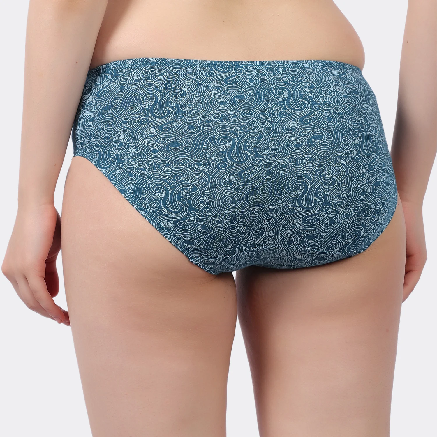 Lavos Women’s Bamboo Modal Mid Waist Hipster – Inner Elastic Comfort (Pack of 3) - Image 21