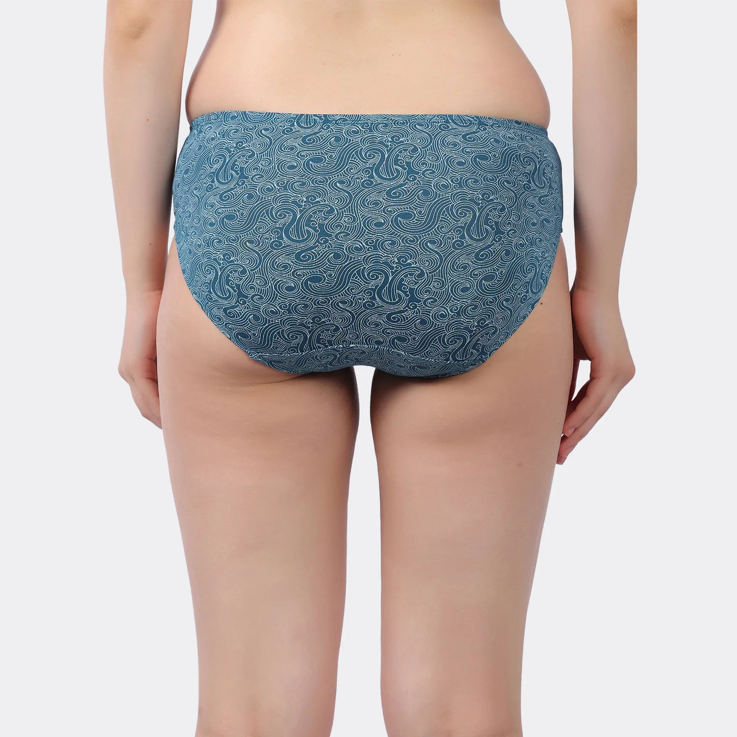 Lavos Women’s Bamboo Modal Mid Waist Hipster – Inner Elastic Comfort (Pack of 3) - Image 24