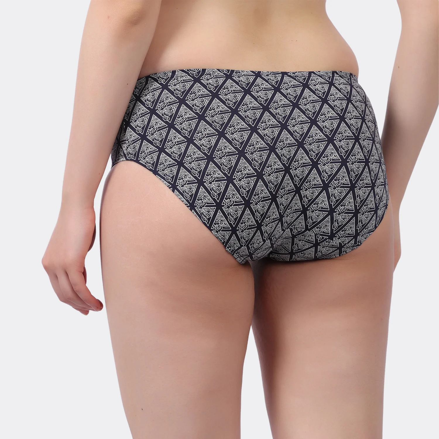 Lavos Women’s Bamboo Modal Mid Waist Hipster – Inner Elastic Comfort (Pack of 3) - Image 29
