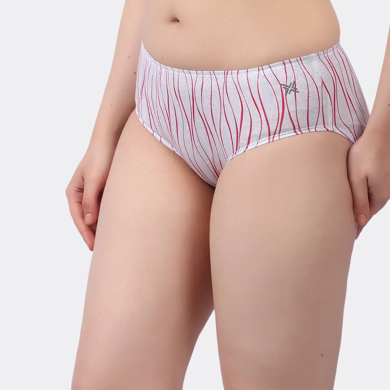 Lavos Women’s Bamboo Modal Mid Waist Hipster – Inner Elastic Comfort (Pack of 3) - Image 3