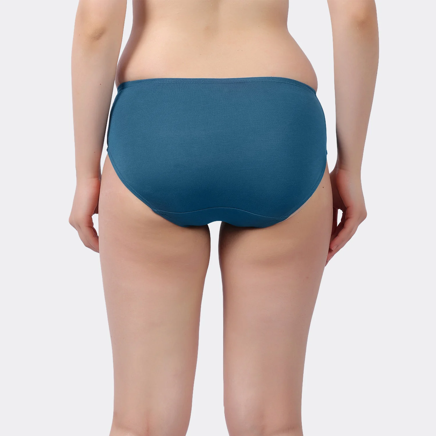 Lavos Women’s Bamboo Modal Mid Waist Hipster – Inner Elastic Comfort (Pack of 3) - Image 34