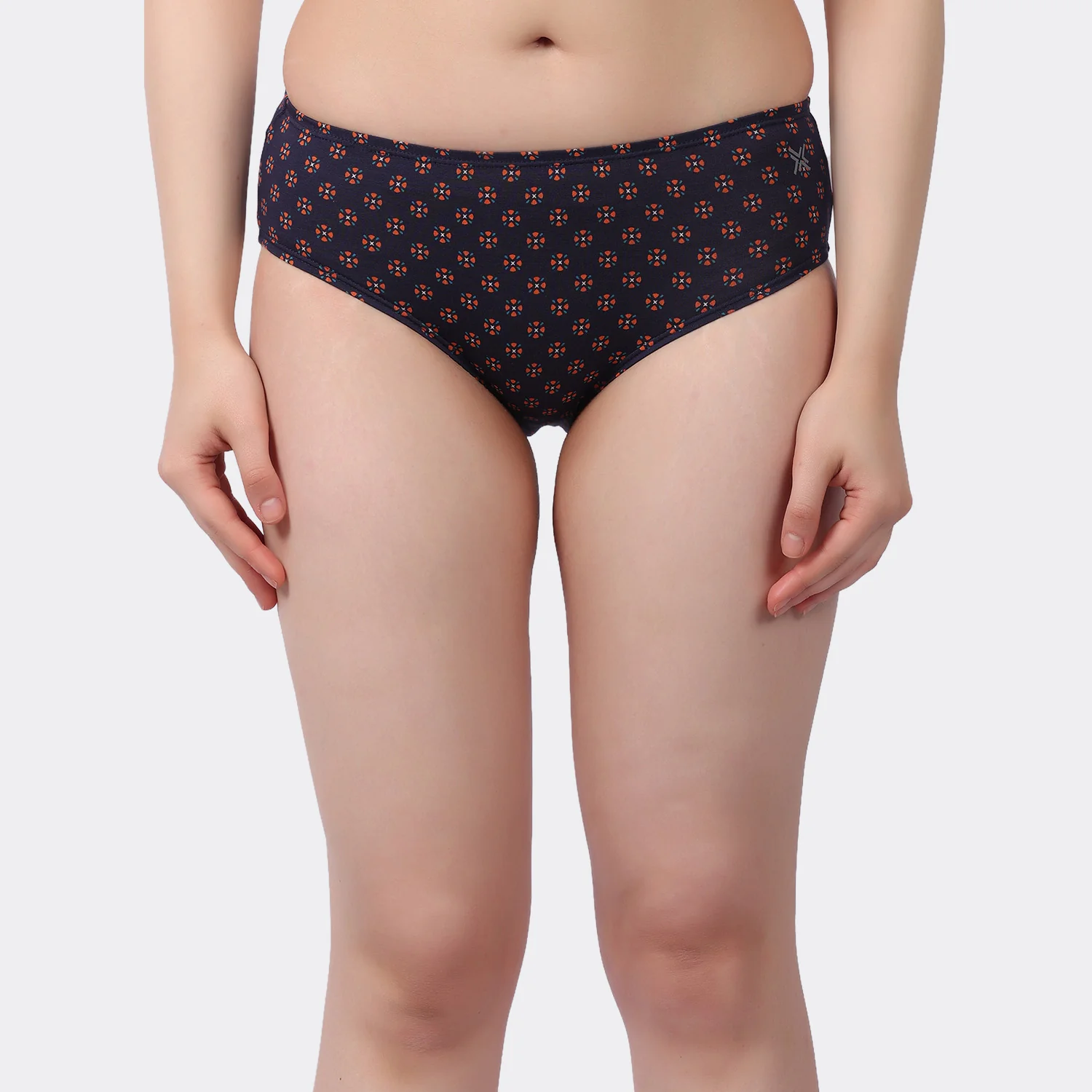 Lavos Women’s Bamboo Modal Mid Waist Hipster – Inner Elastic Comfort (Pack of 3) - Image 39