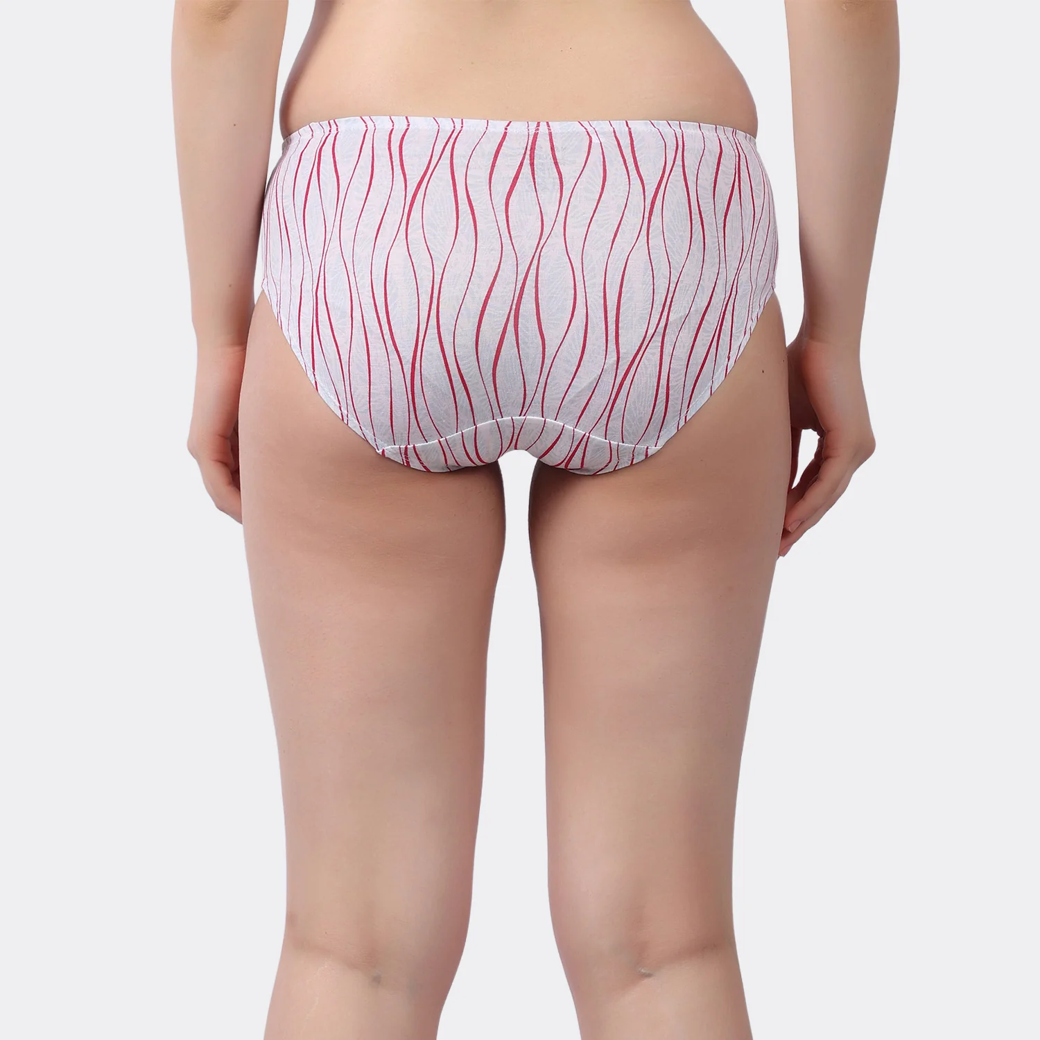 Lavos Women’s Bamboo Modal Mid Waist Hipster – Inner Elastic Comfort (Pack of 3) - Image 4