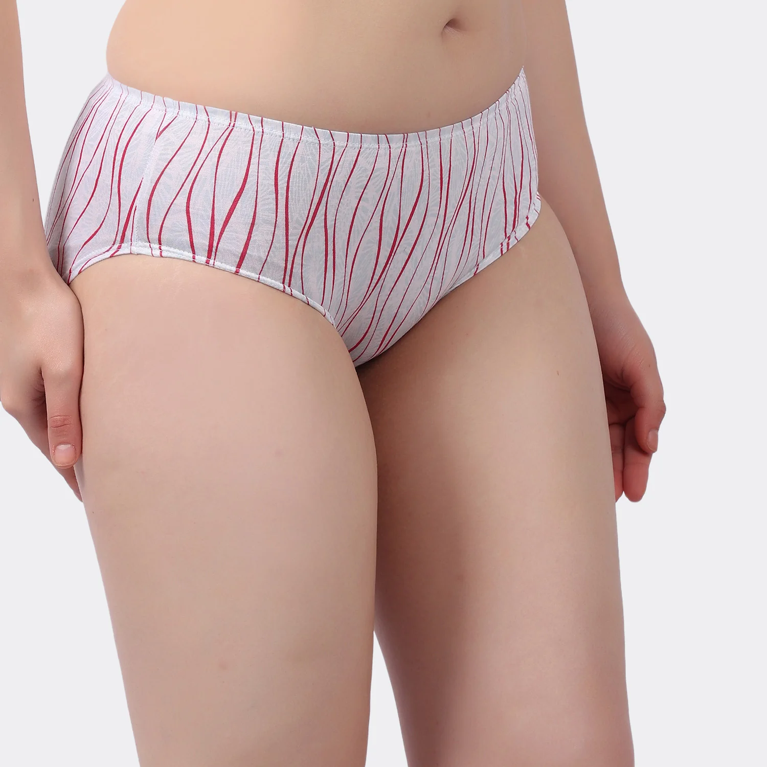 Lavos Women’s Bamboo Modal Mid Waist Hipster – Inner Elastic Comfort (Pack of 3) - Image 5