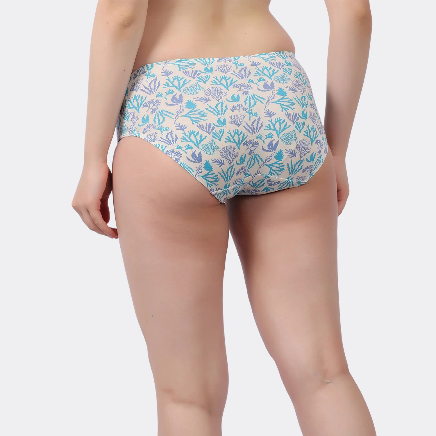Lavos Women’s Bamboo Modal Mid Waist Hipster – Inner Elastic Comfort (Pack of 3) - Image 71