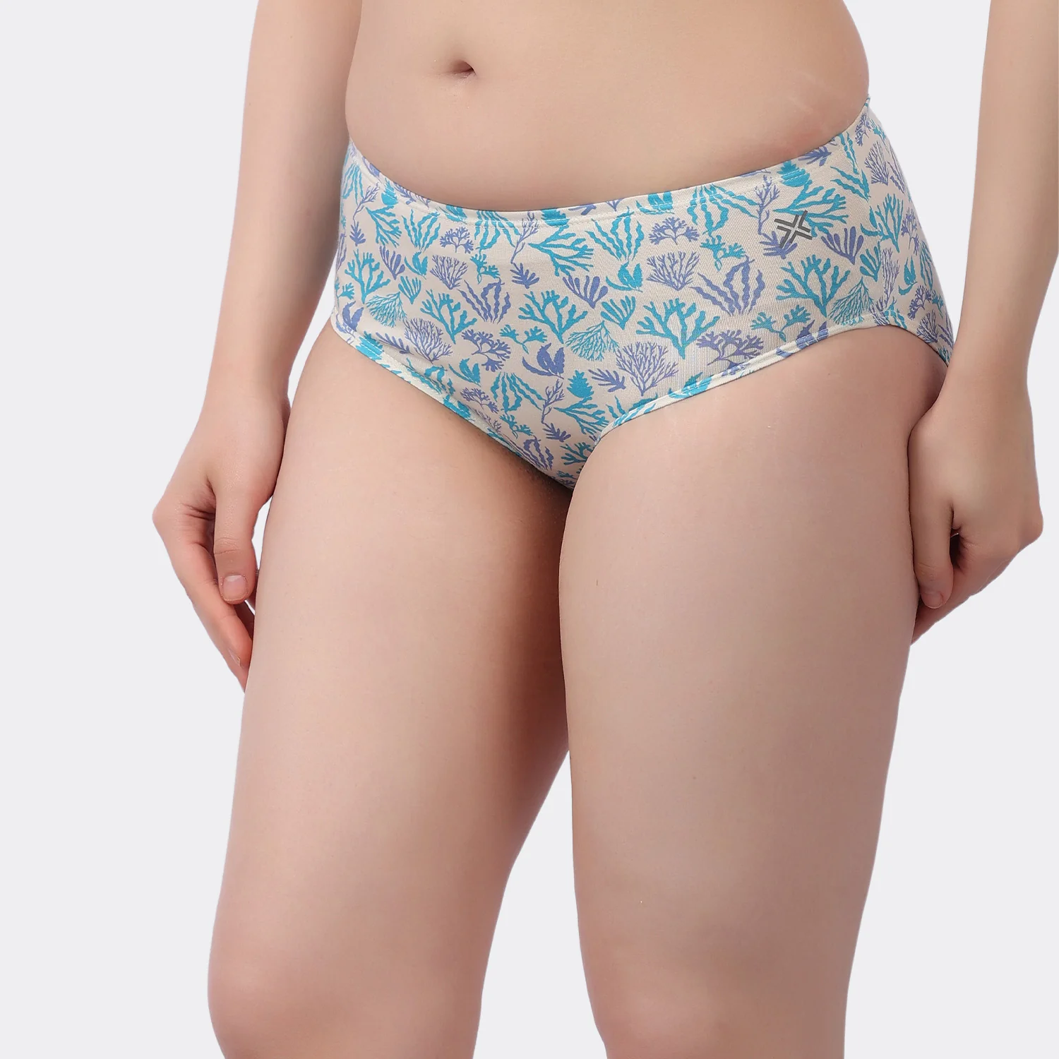 Lavos Women’s Bamboo Modal Mid Waist Hipster – Inner Elastic Comfort (Pack of 3) - Image 72