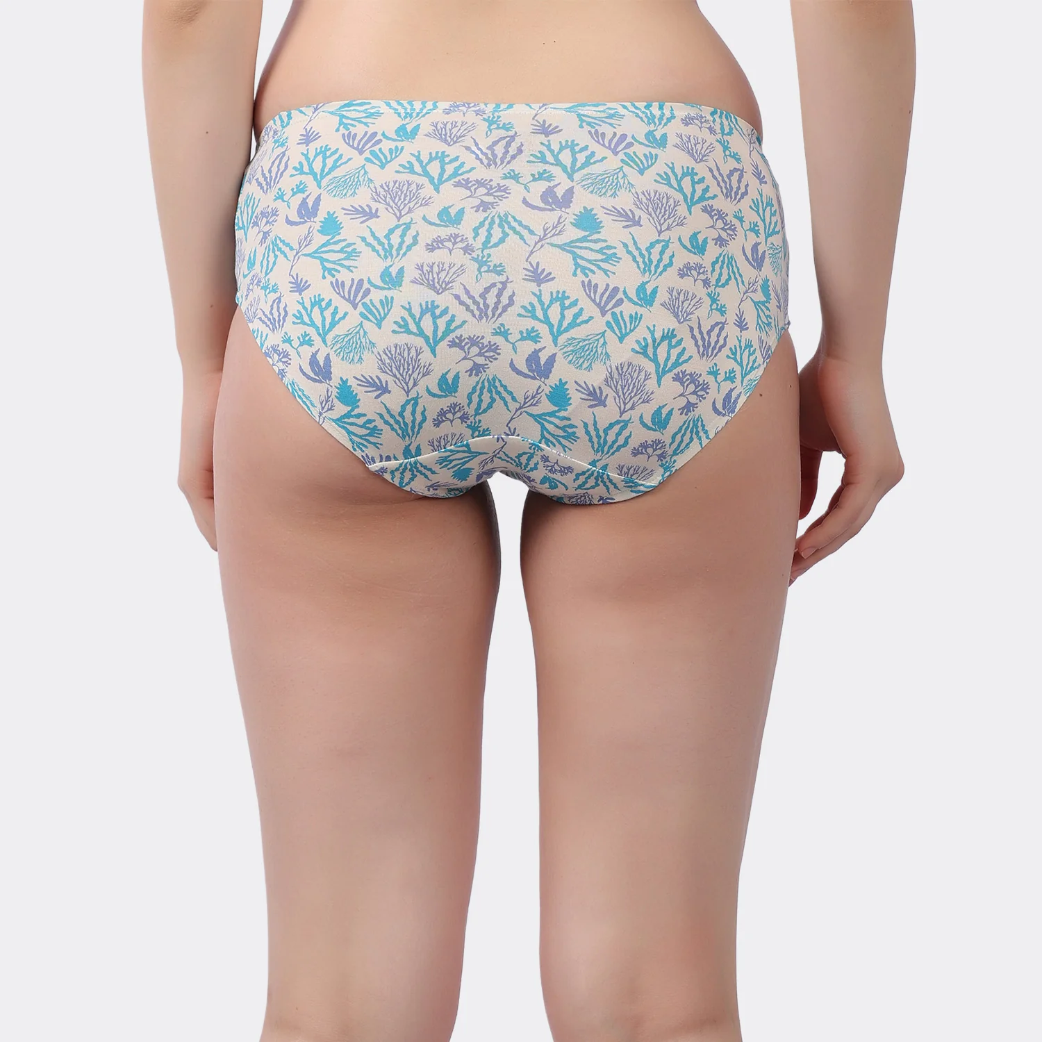 Lavos Women’s Bamboo Modal Mid Waist Hipster – Inner Elastic Comfort (Pack of 3) - Image 73
