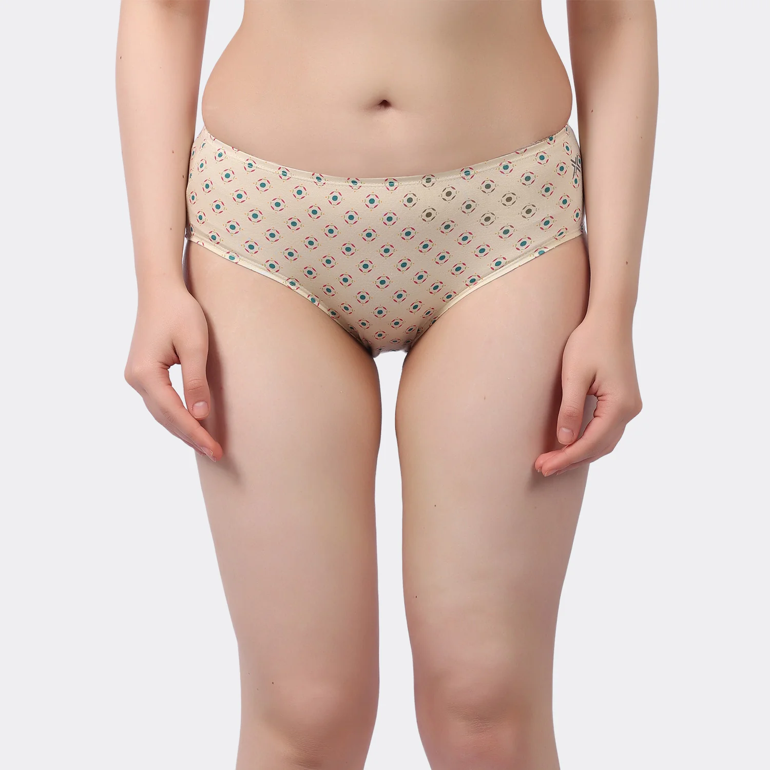 Lavos Women’s Bamboo Modal Mid Waist Hipster – Inner Elastic Comfort (Pack of 3) - Image 75