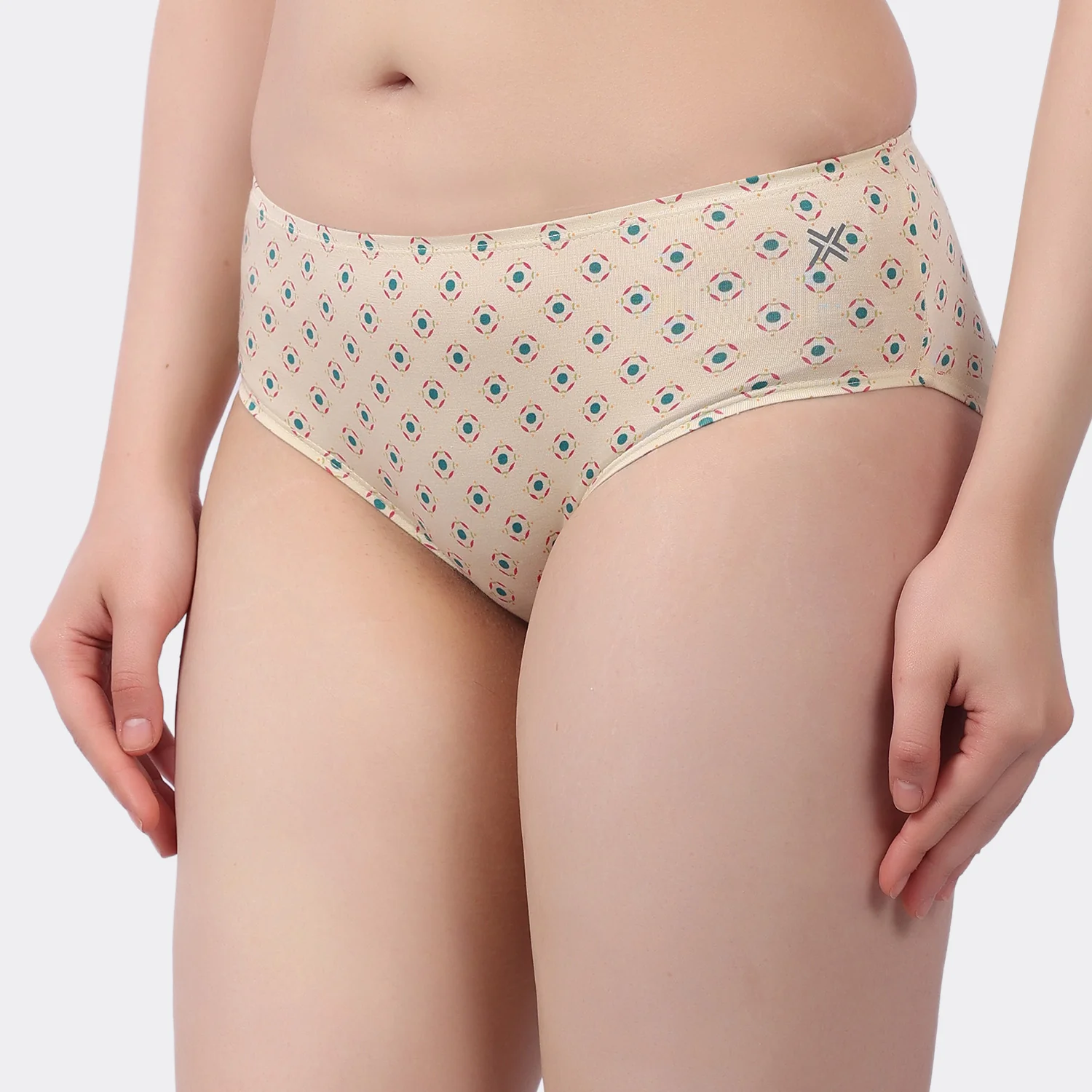 Lavos Women’s Bamboo Modal Mid Waist Hipster – Inner Elastic Comfort (Pack of 3) - Image 76