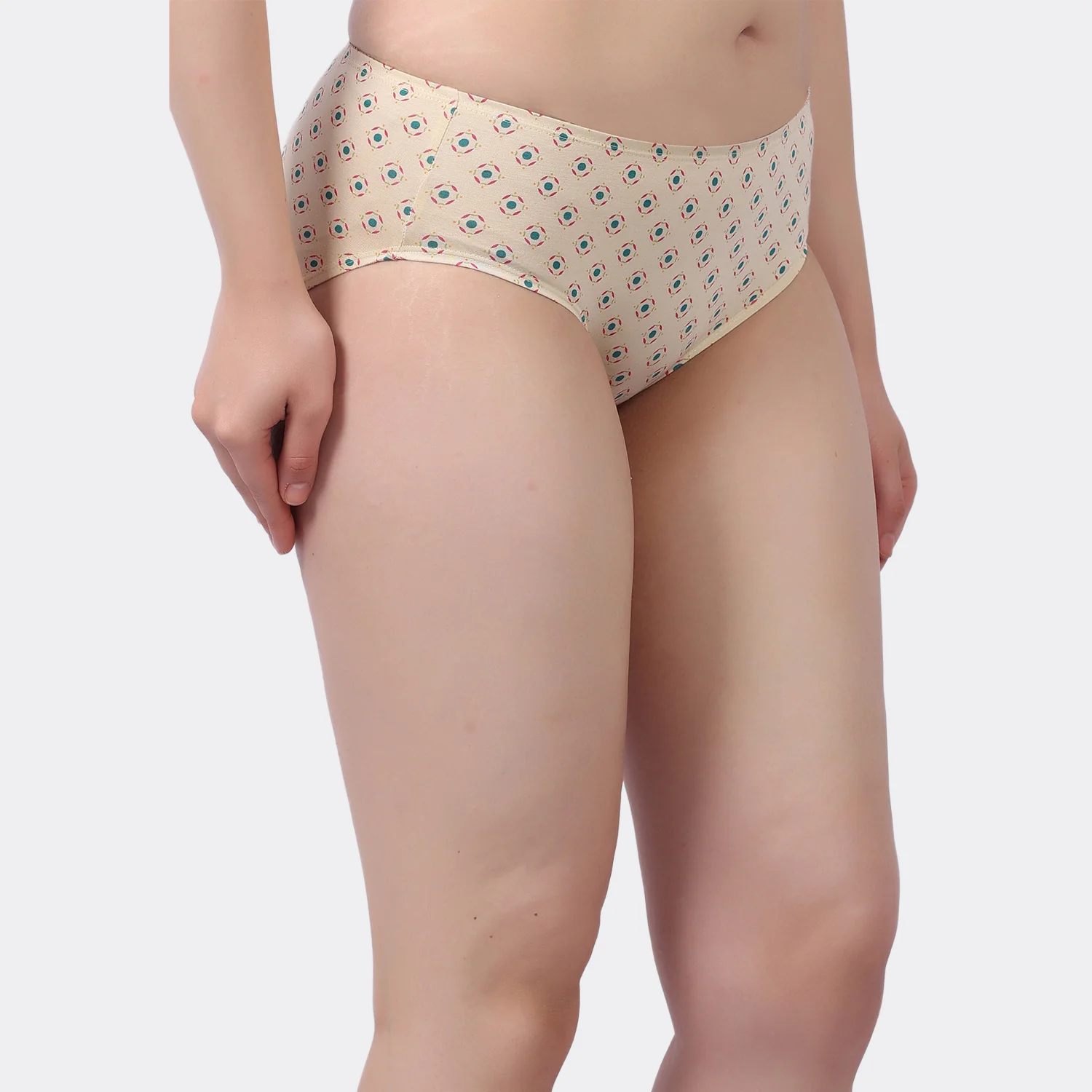 Lavos Women’s Bamboo Modal Mid Waist Hipster – Inner Elastic Comfort (Pack of 3) - Image 78