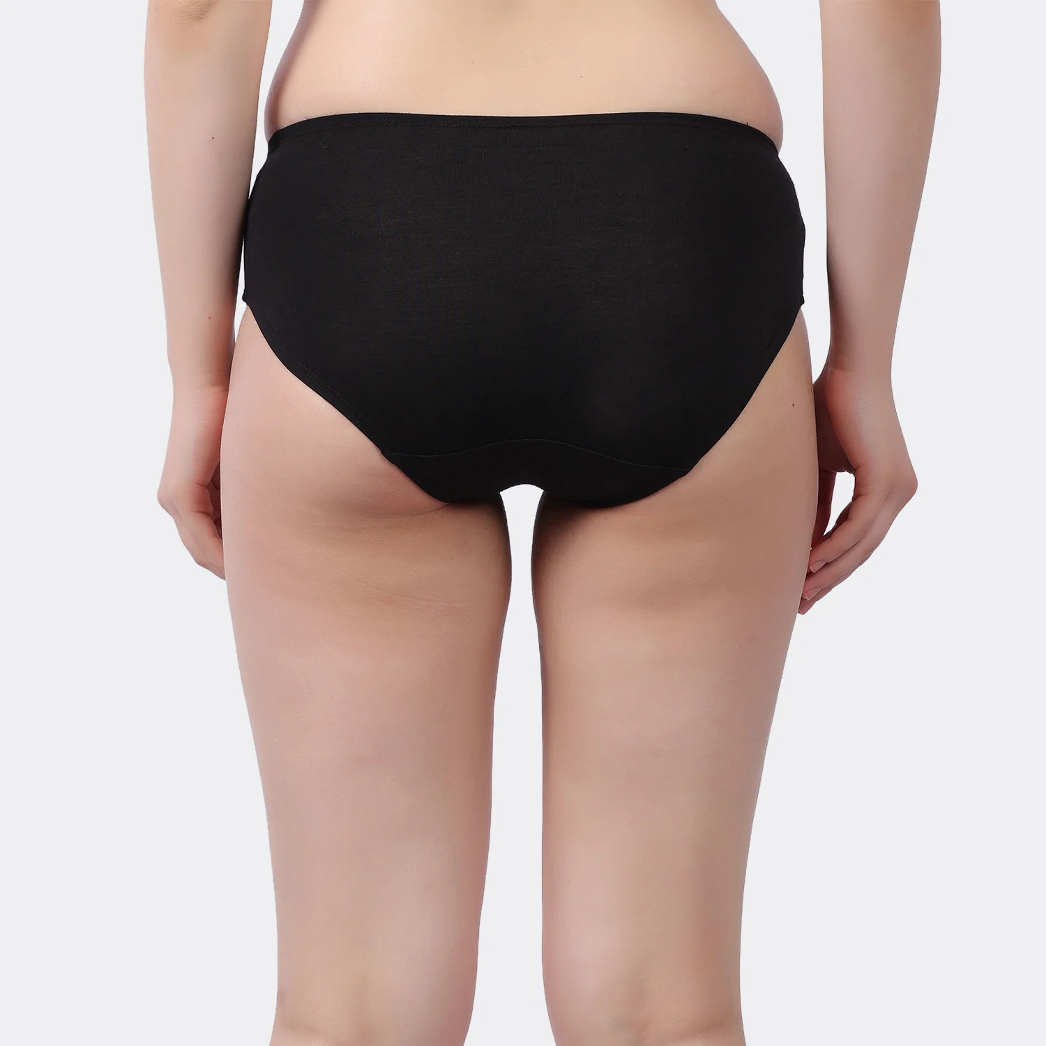 Lavos Women’s Bamboo Modal Mid Waist Hipster – Inner Elastic Comfort (Pack of 3) - Image 83