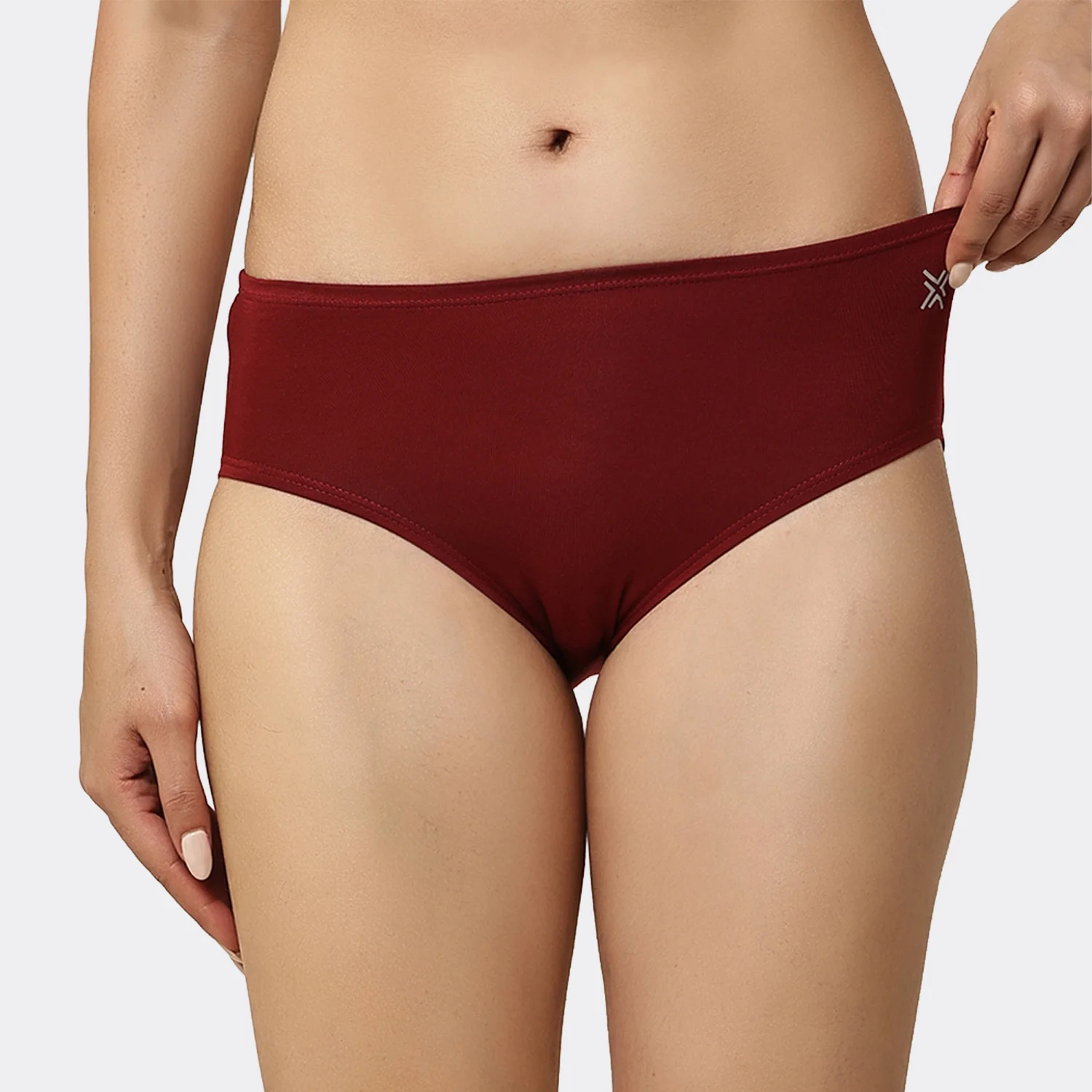 Lavos Women’s Bamboo Modal Mid Waist Hipster – Inner Elastic Comfort (Pack of 3) - Image 94