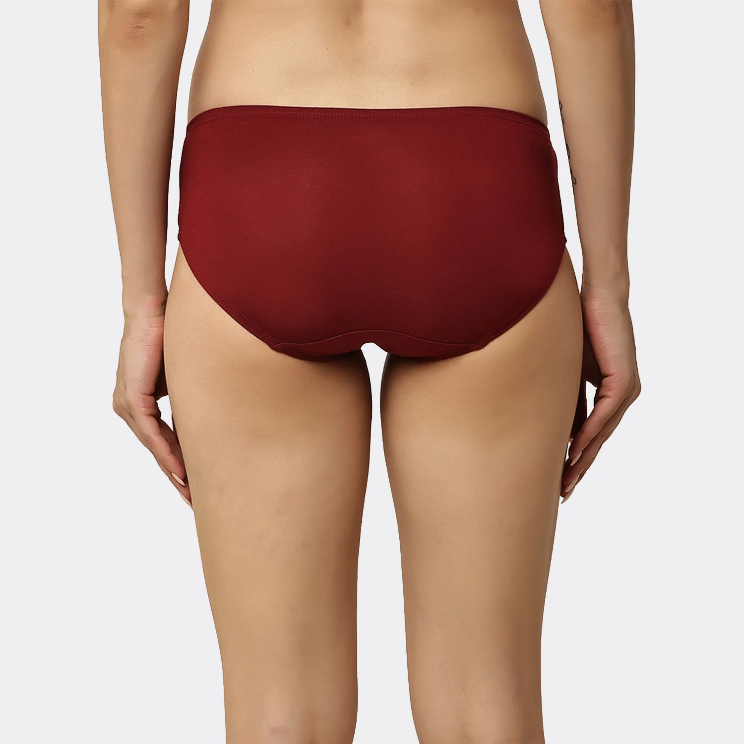 Lavos Women’s Bamboo Modal Mid Waist Hipster – Inner Elastic Comfort (Pack of 3) - Image 95