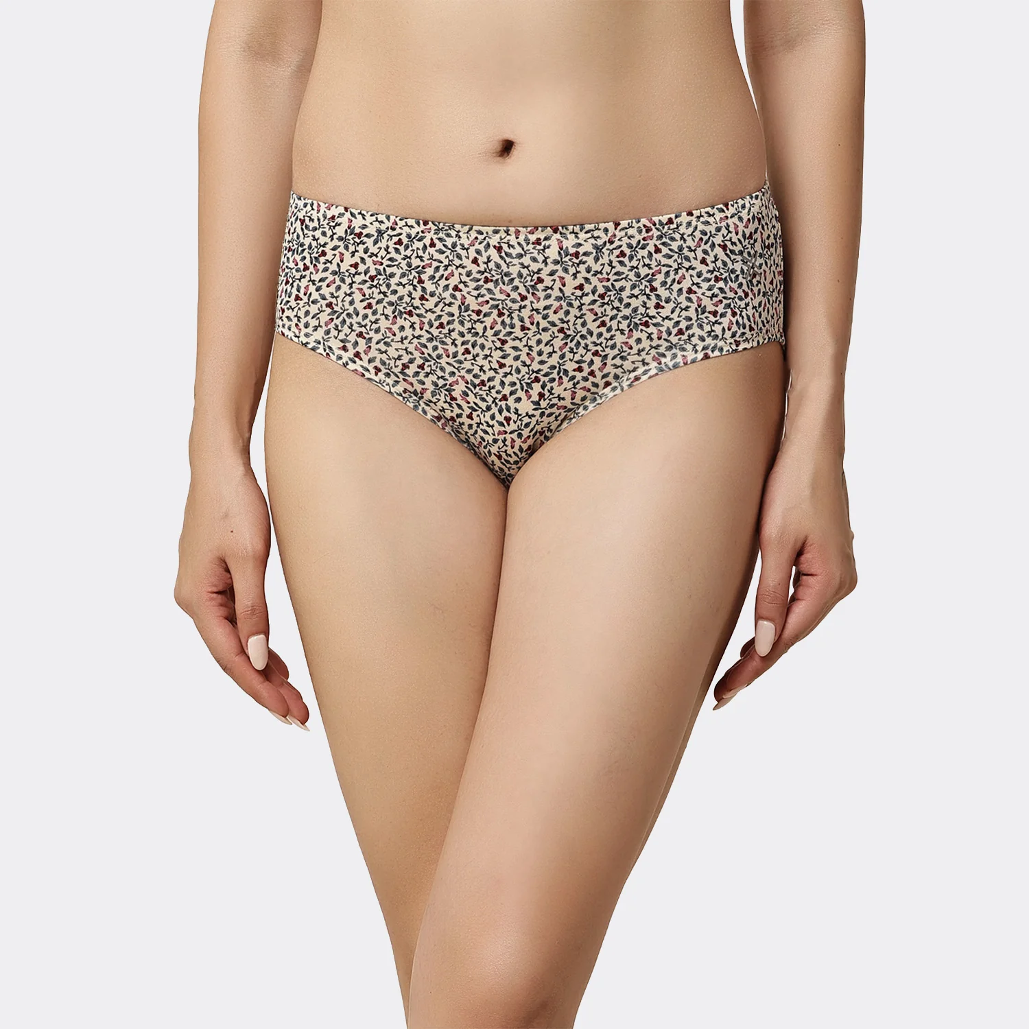 Lavos Women’s Bamboo Modal Mid Waist Hipster – Inner Elastic Comfort (Pack of 3) - Image 96
