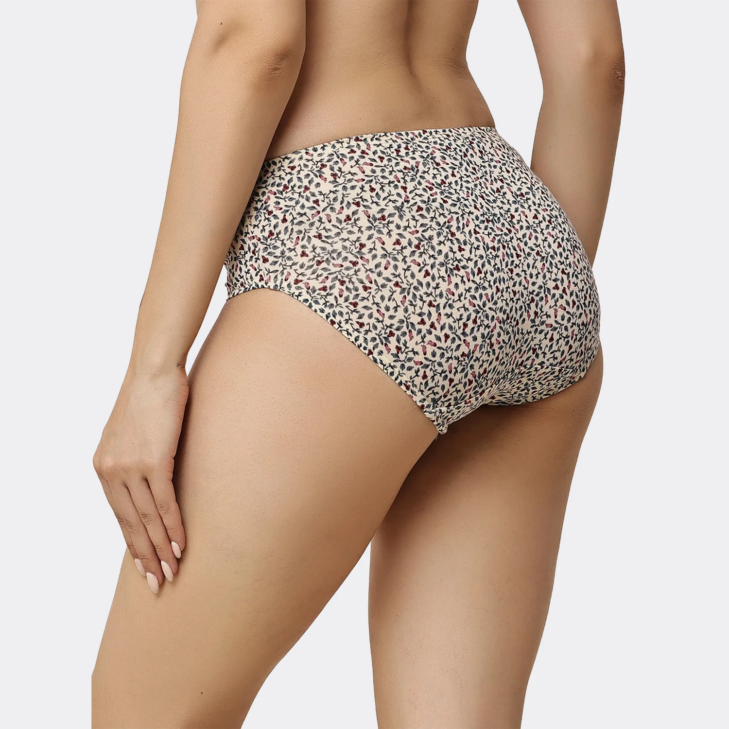 Lavos Women’s Bamboo Modal Mid Waist Hipster – Inner Elastic Comfort (Pack of 3) - Image 98