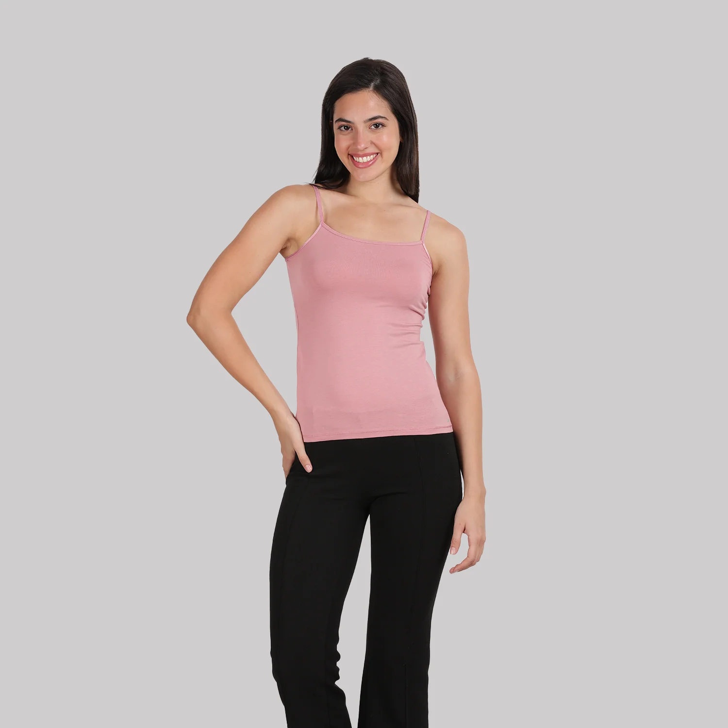 Lavos Women’s Strappy Tank Slip – Soft Bamboo Inner Slip Dress - Image 15