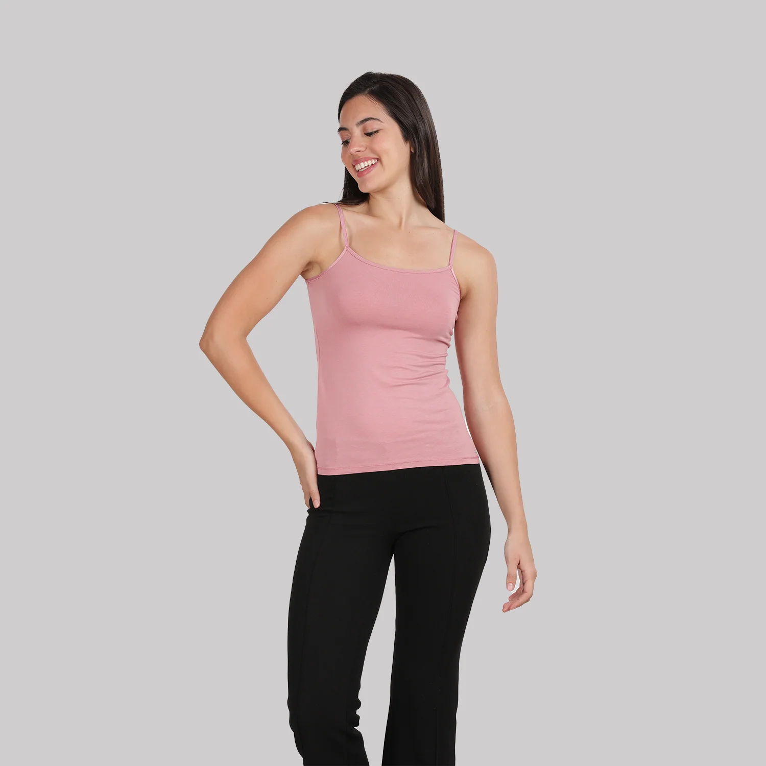 Lavos Women’s Strappy Tank Slip – Soft Bamboo Inner Slip Dress - Image 16